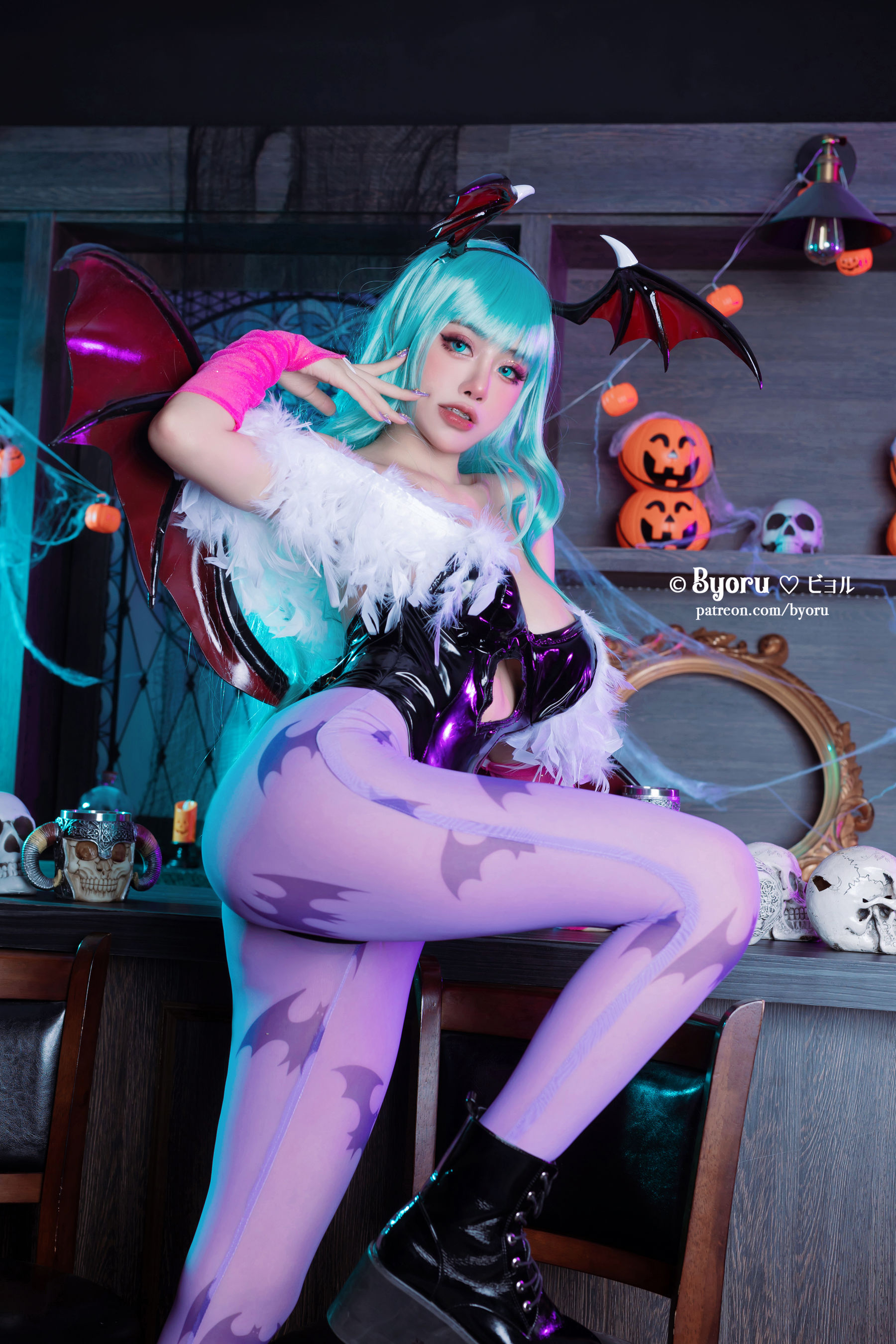 日本性感萝莉Byoru – Morrigan [32P]
