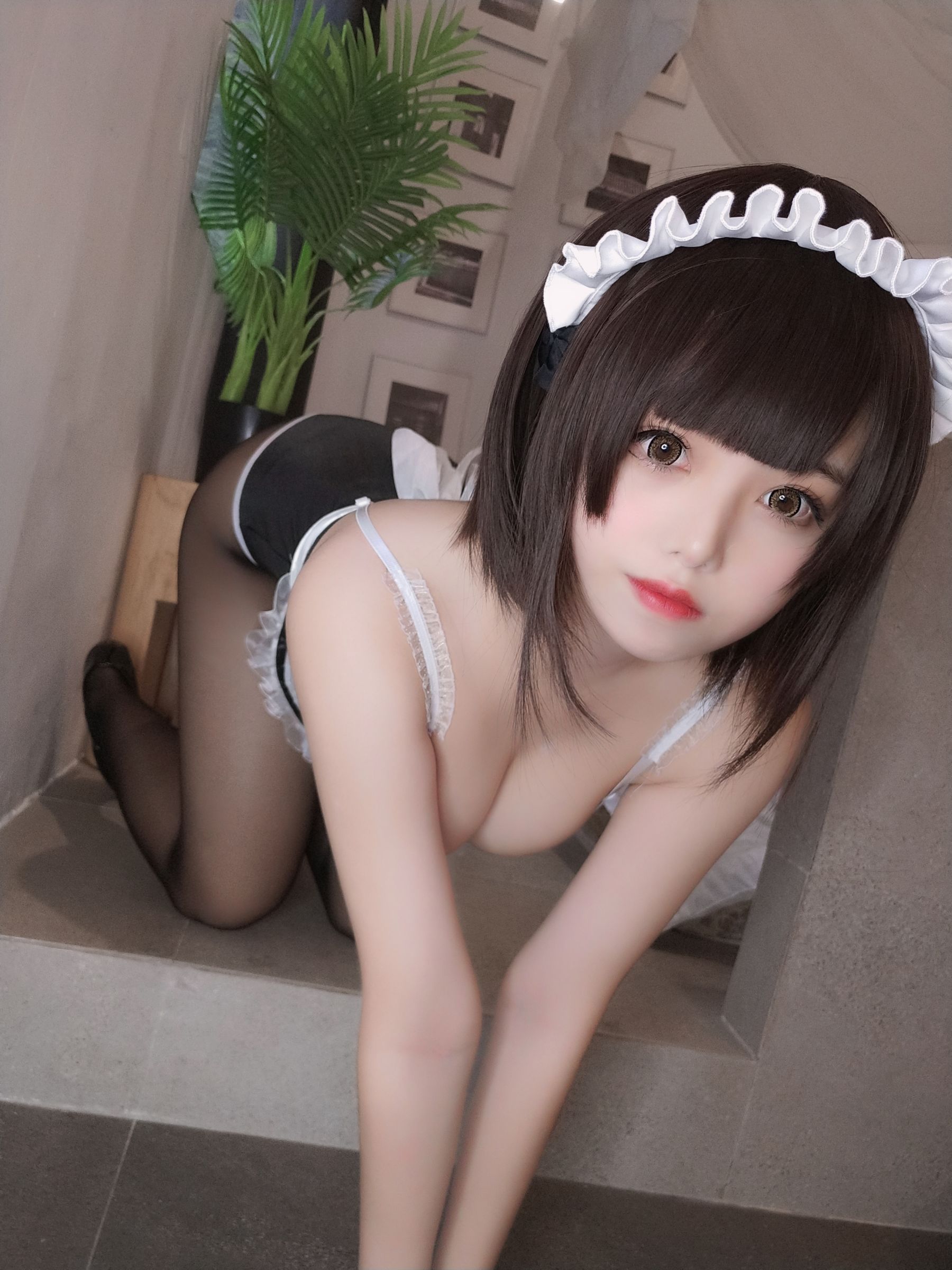 萌系小姐姐蜜汁猫裘 – 女仆 [42P]