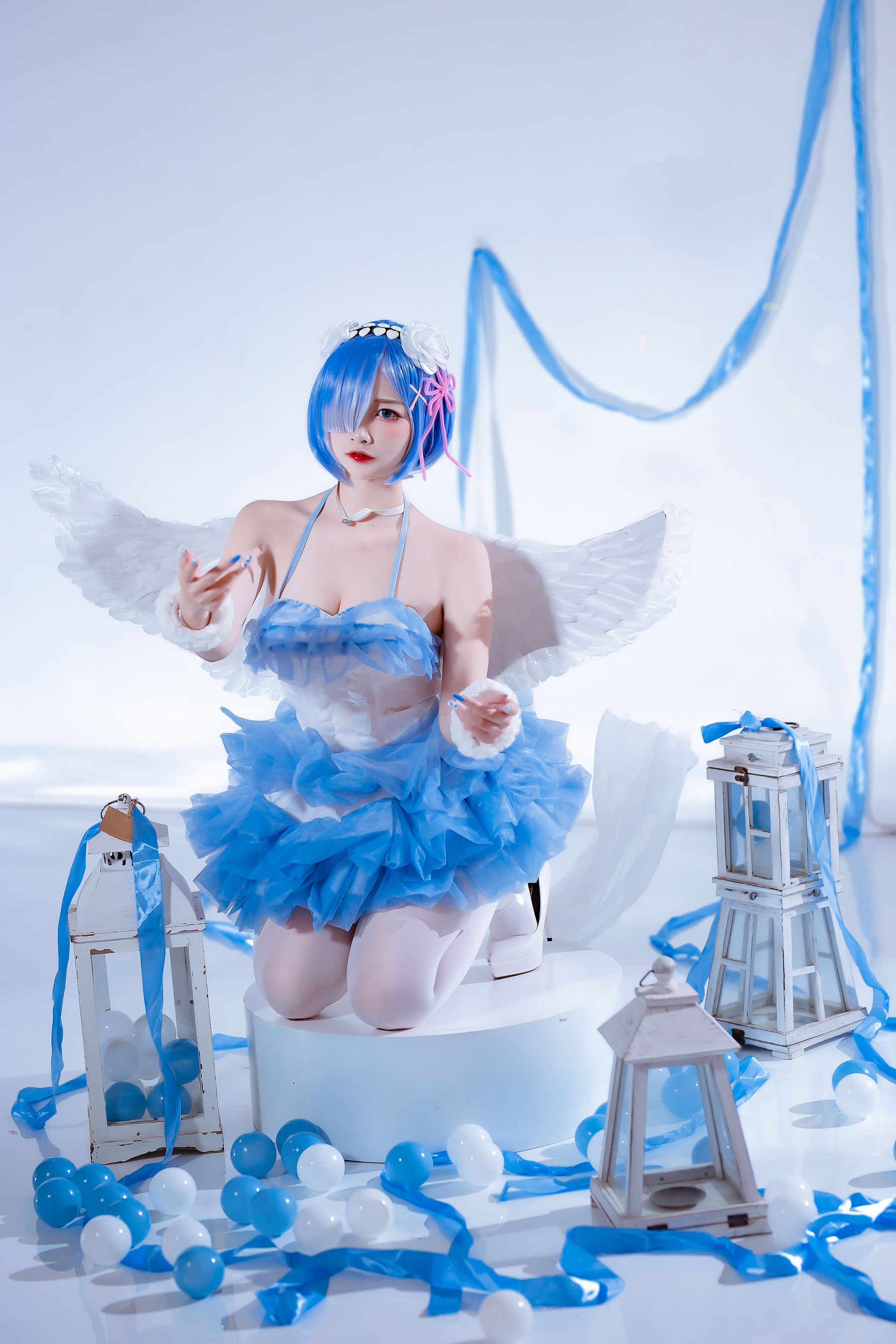 人气Coser二佐Nisa – 蕾姆天使 [15P]