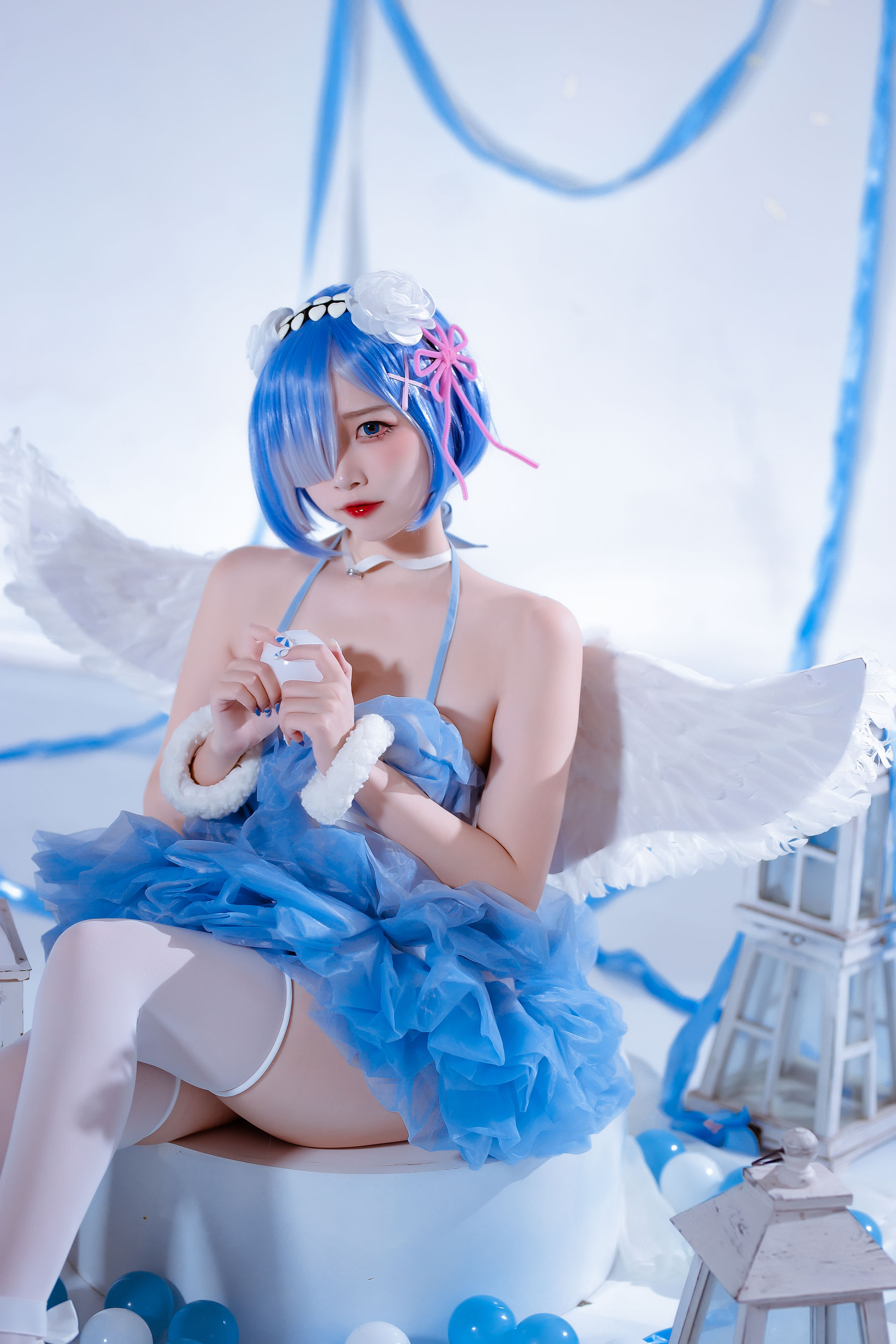 人气Coser二佐Nisa – 蕾姆天使 [15P]