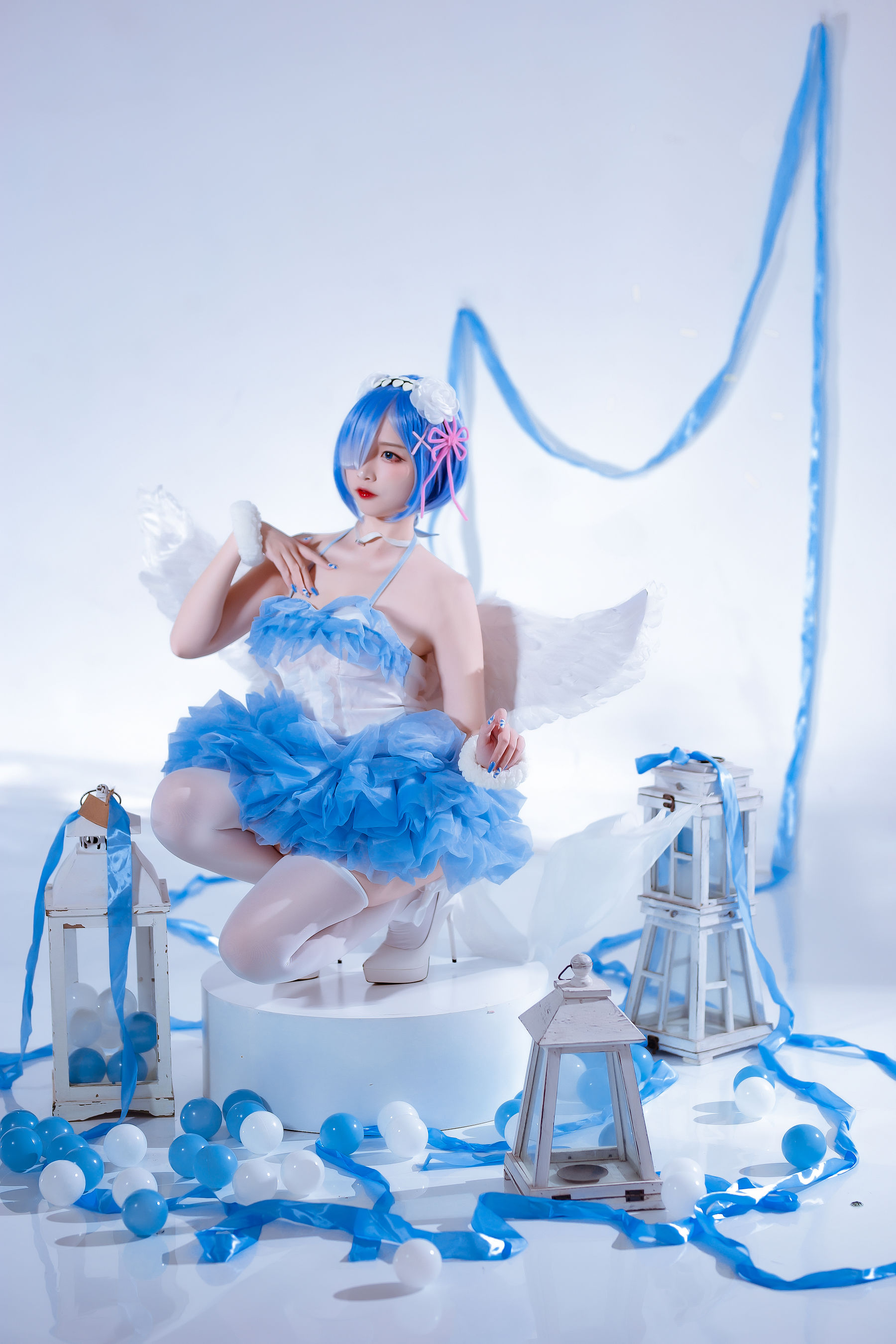 人气Coser二佐Nisa – 蕾姆天使 [15P]