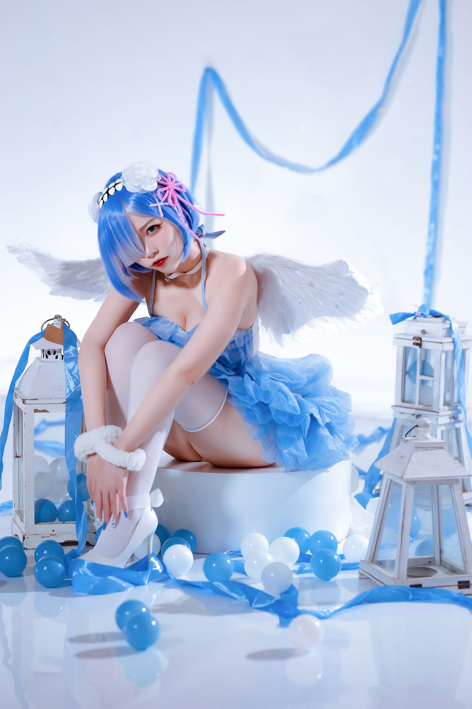 人气Coser二佐Nisa – 蕾姆天使 [15P]