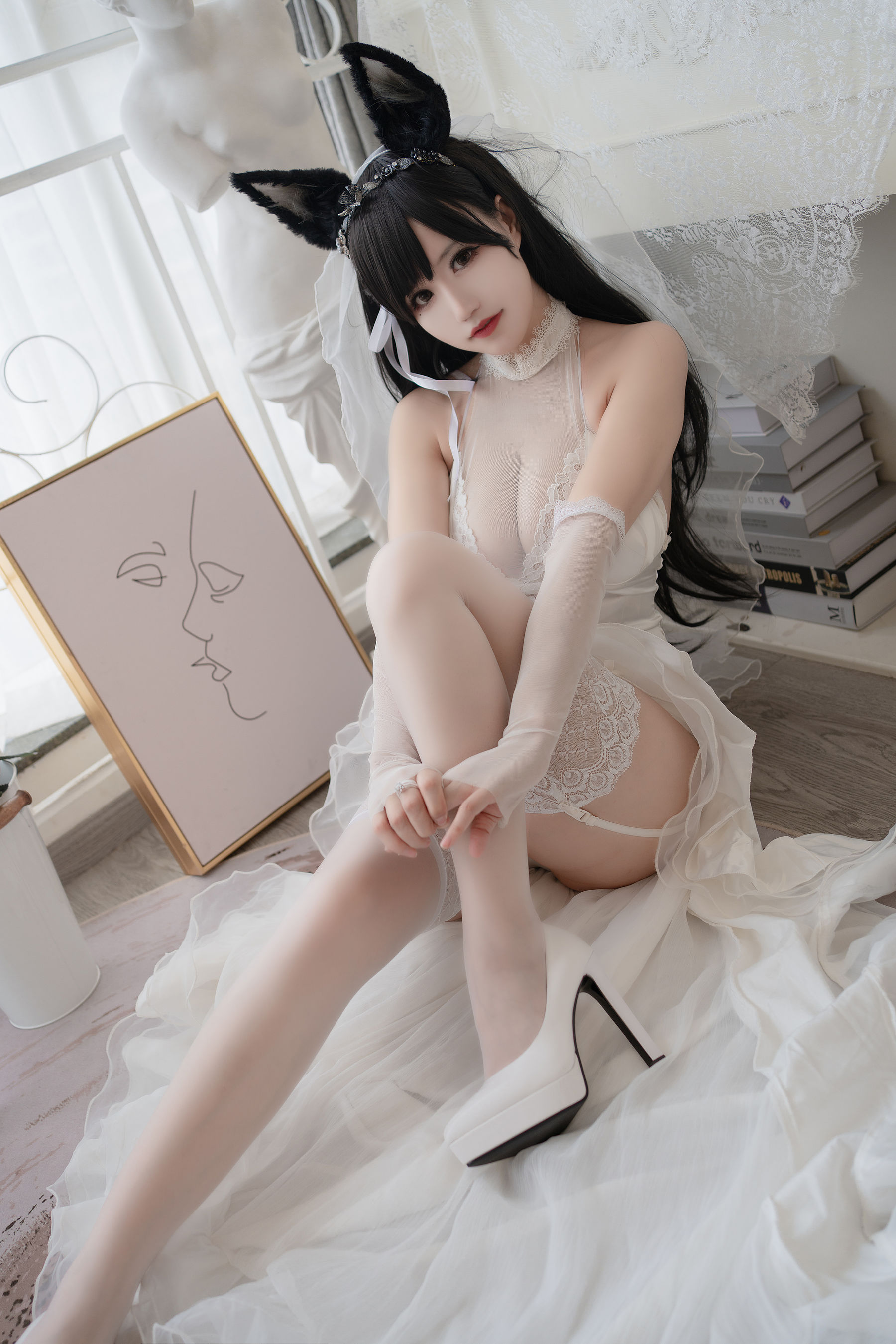 动漫博主小仓千代w – 爱宕婚纱 [20P]