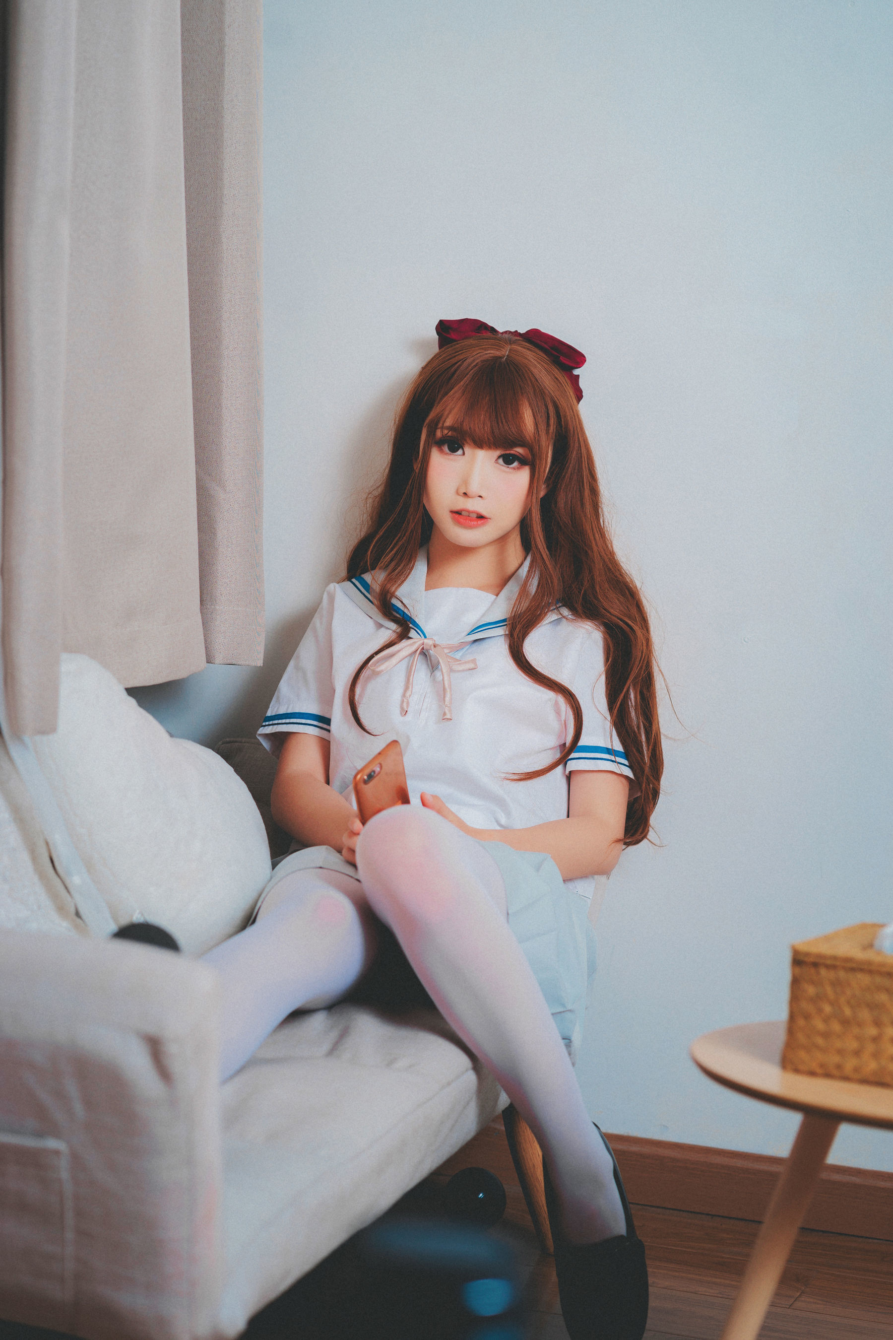[萝莉COS] 面饼仙儿 – JK秀 [16P]