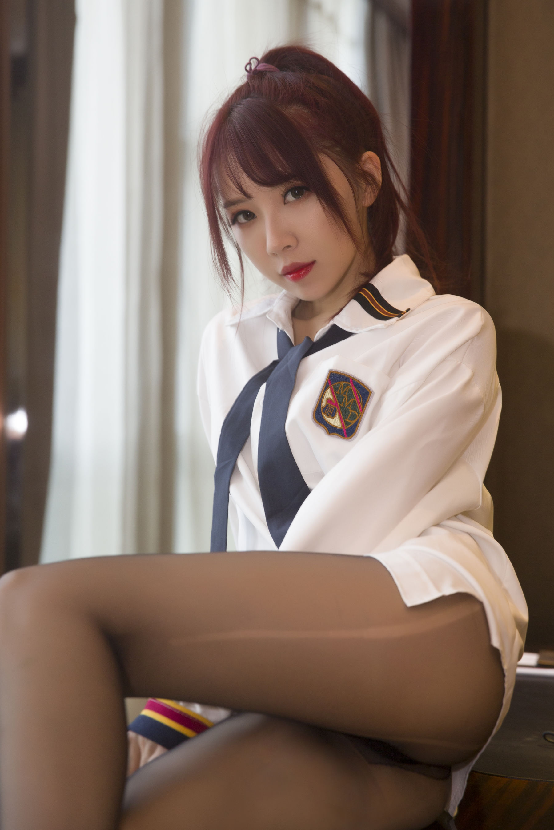 斗鱼主播小女巫露娜 – 白衬衣 [28P]