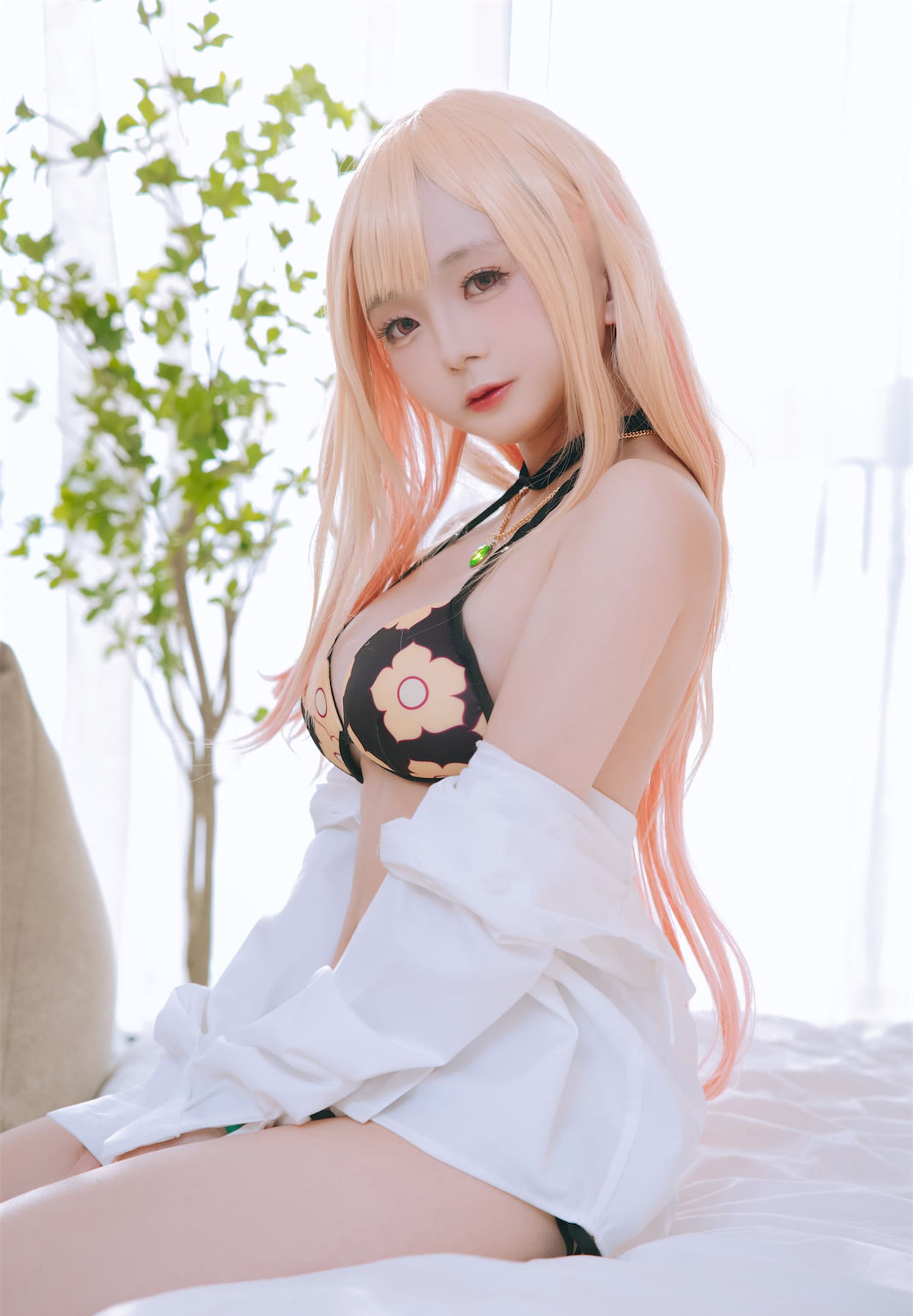 Cosplay日奈娇 – 更衣人偶喜多川海梦泳装 [62P]
