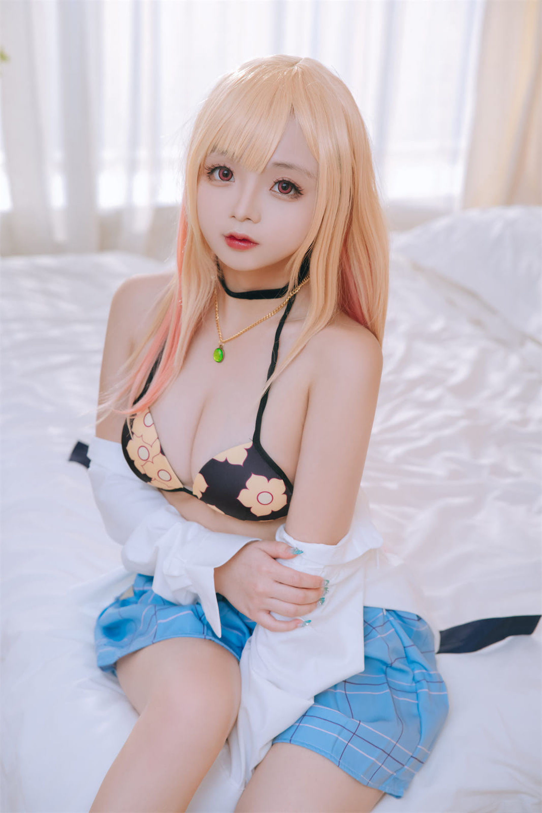 Cosplay日奈娇 – 更衣人偶喜多川海梦泳装 [62P]