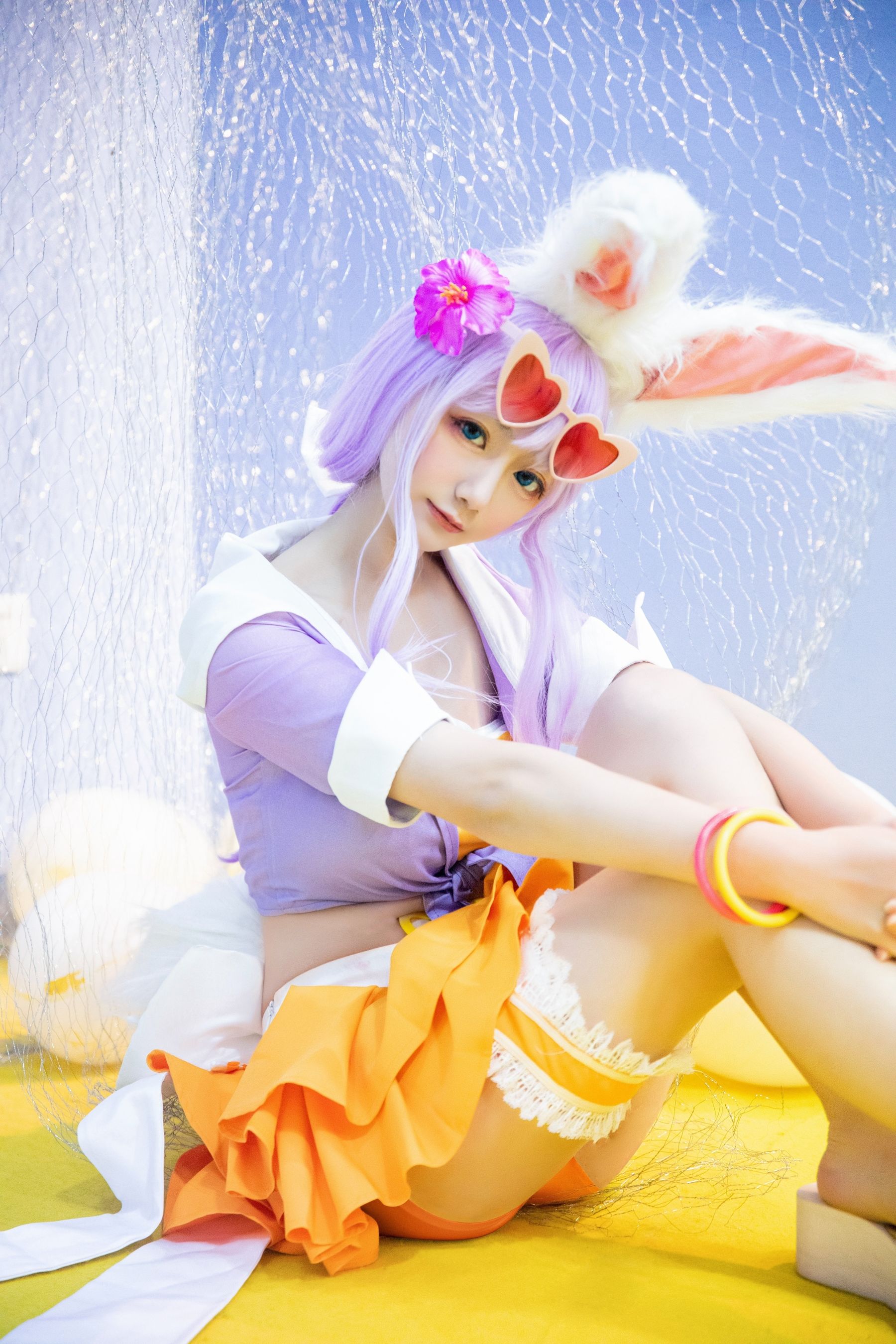 [Cosplay写真] 动漫博主弦音sic – 王者荣耀 公孙离蜜橘之夏 [9P]