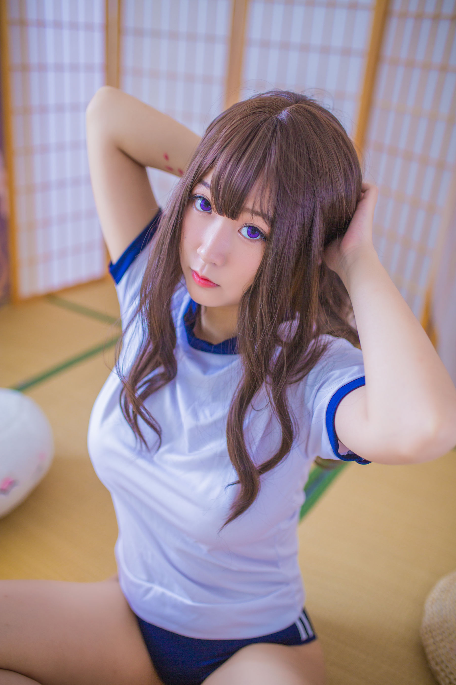 巨乳猫九酱Sakura – 体操服 [11P]