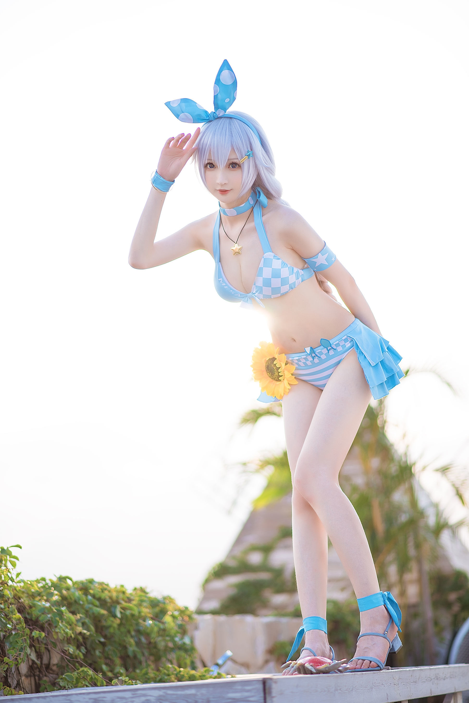 Coser小姐姐南宫 – 琪亚娜泳装 [21P]