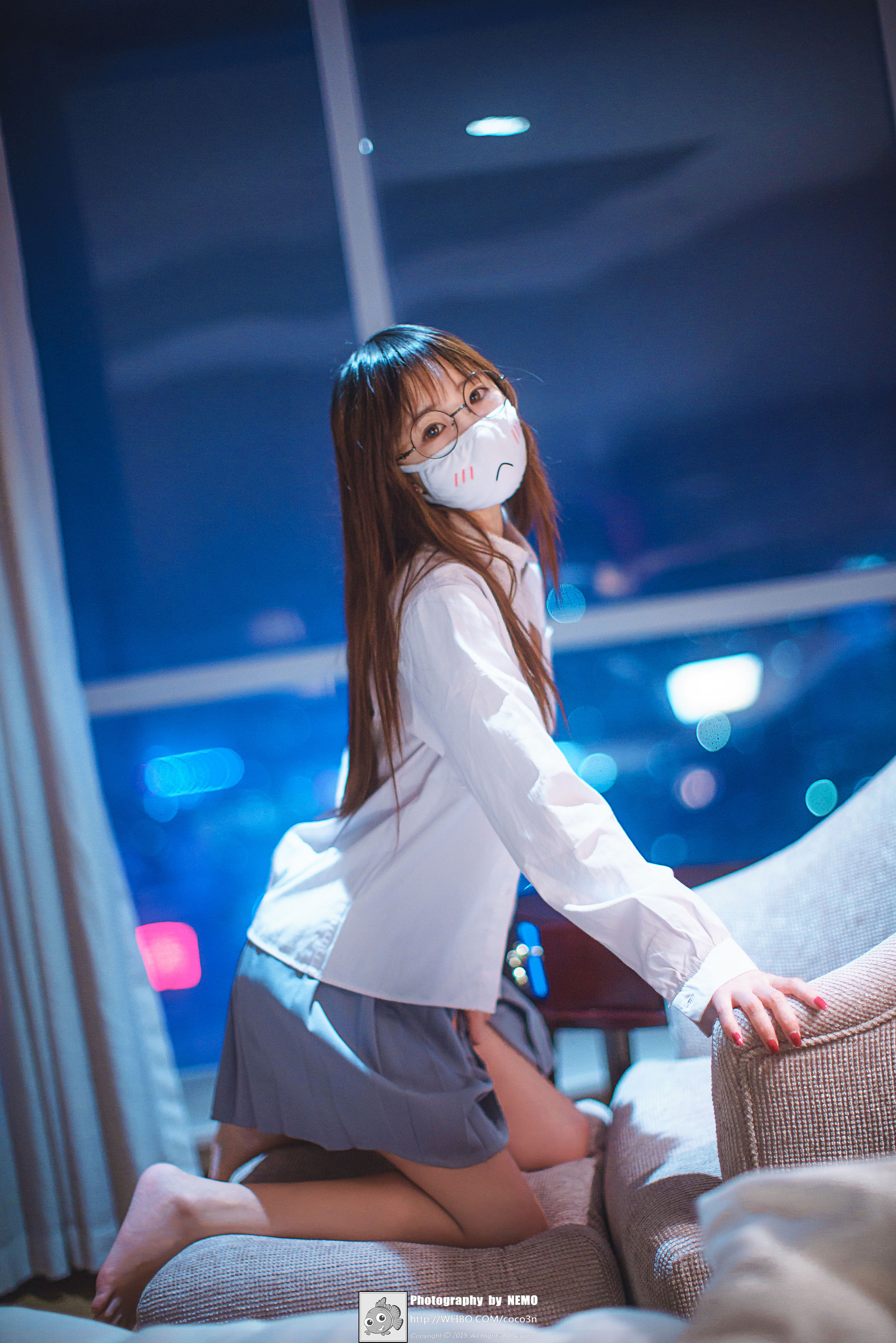萝莉御子Yumiko 口罩 [20P]