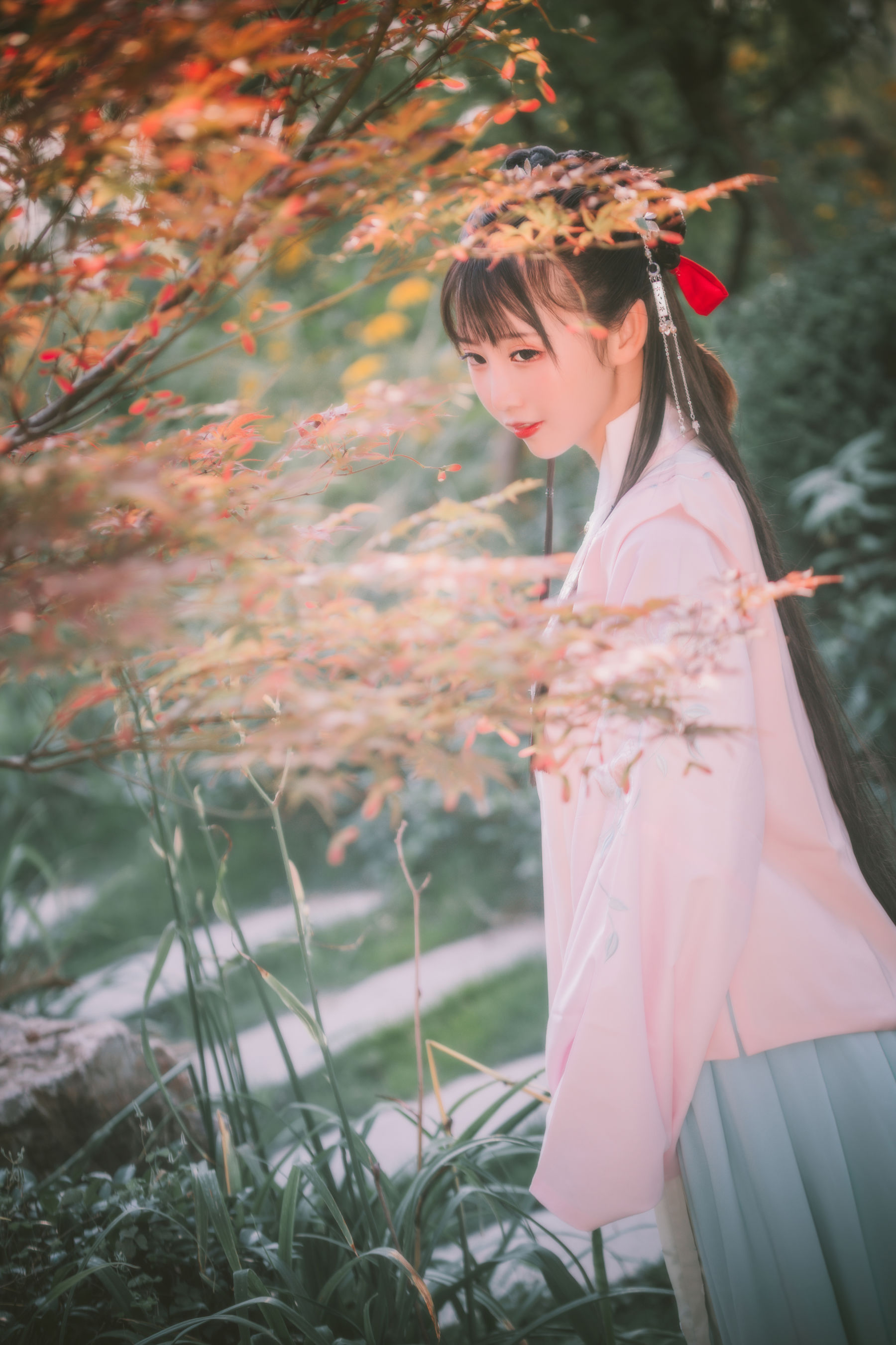 可爱人气Coser面饼仙儿 – 明治汉服 [22P]