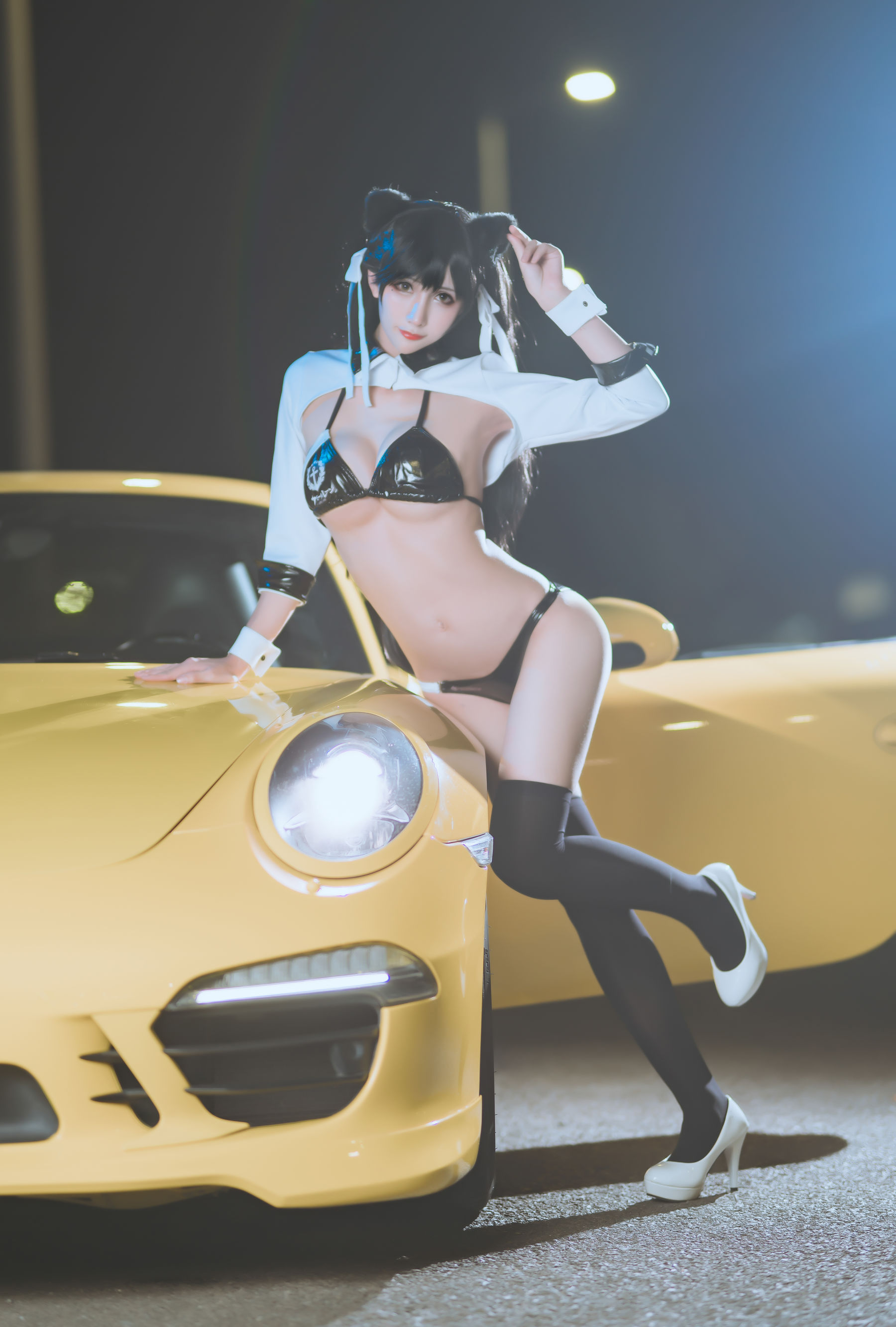 动漫博主雅祈 – 碧蓝航线赛车爱宕 [23P]