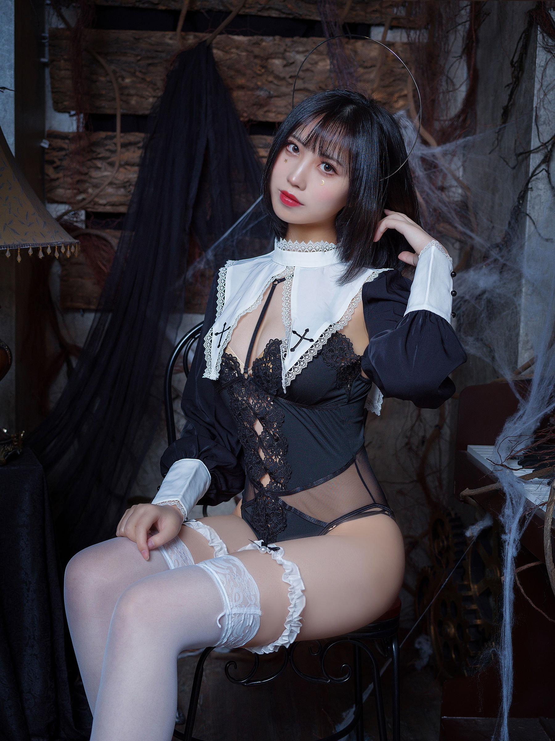 二次元少女念雪ww – 修女 [38P]