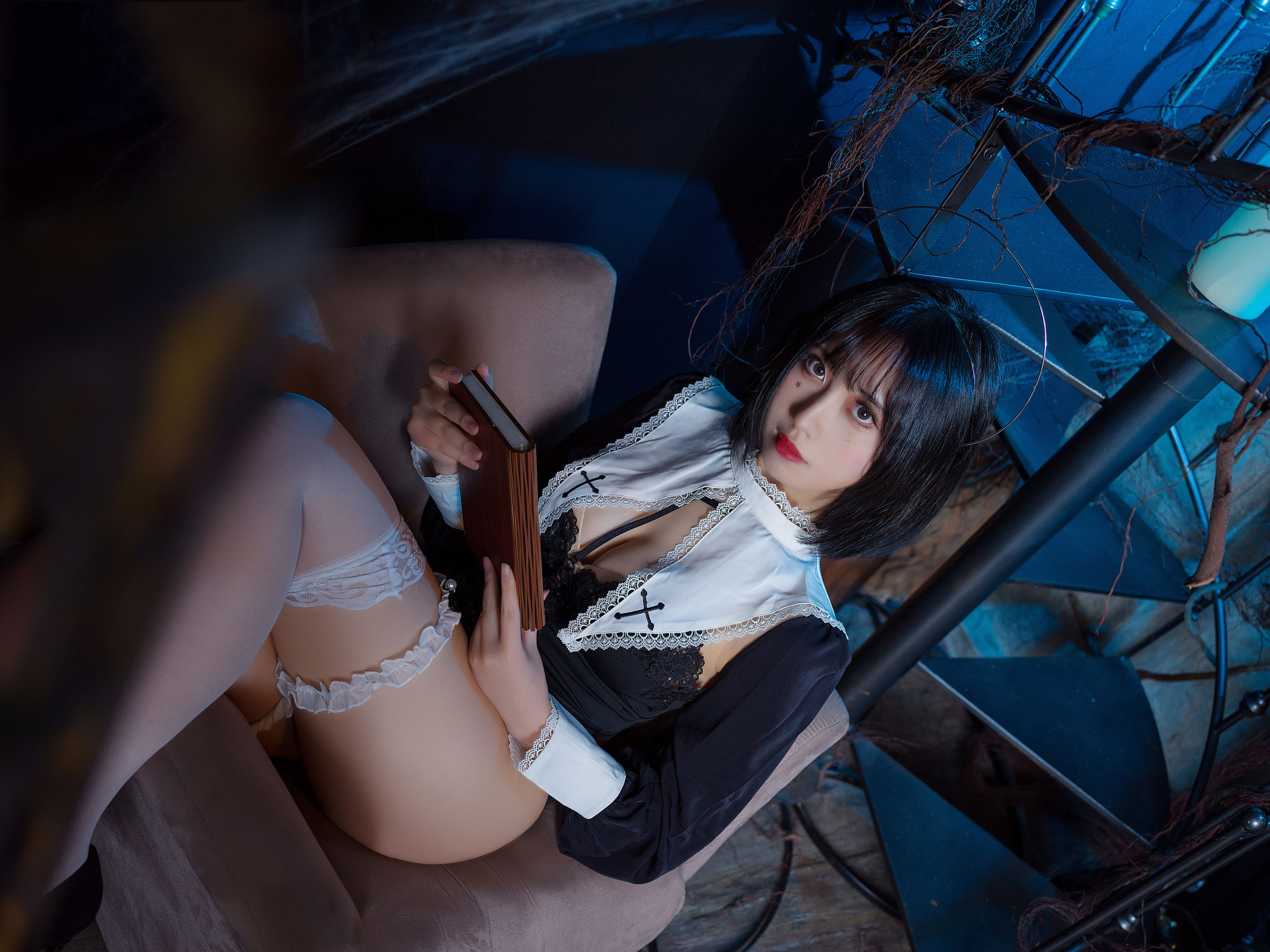 二次元少女念雪ww – 修女 [38P]
