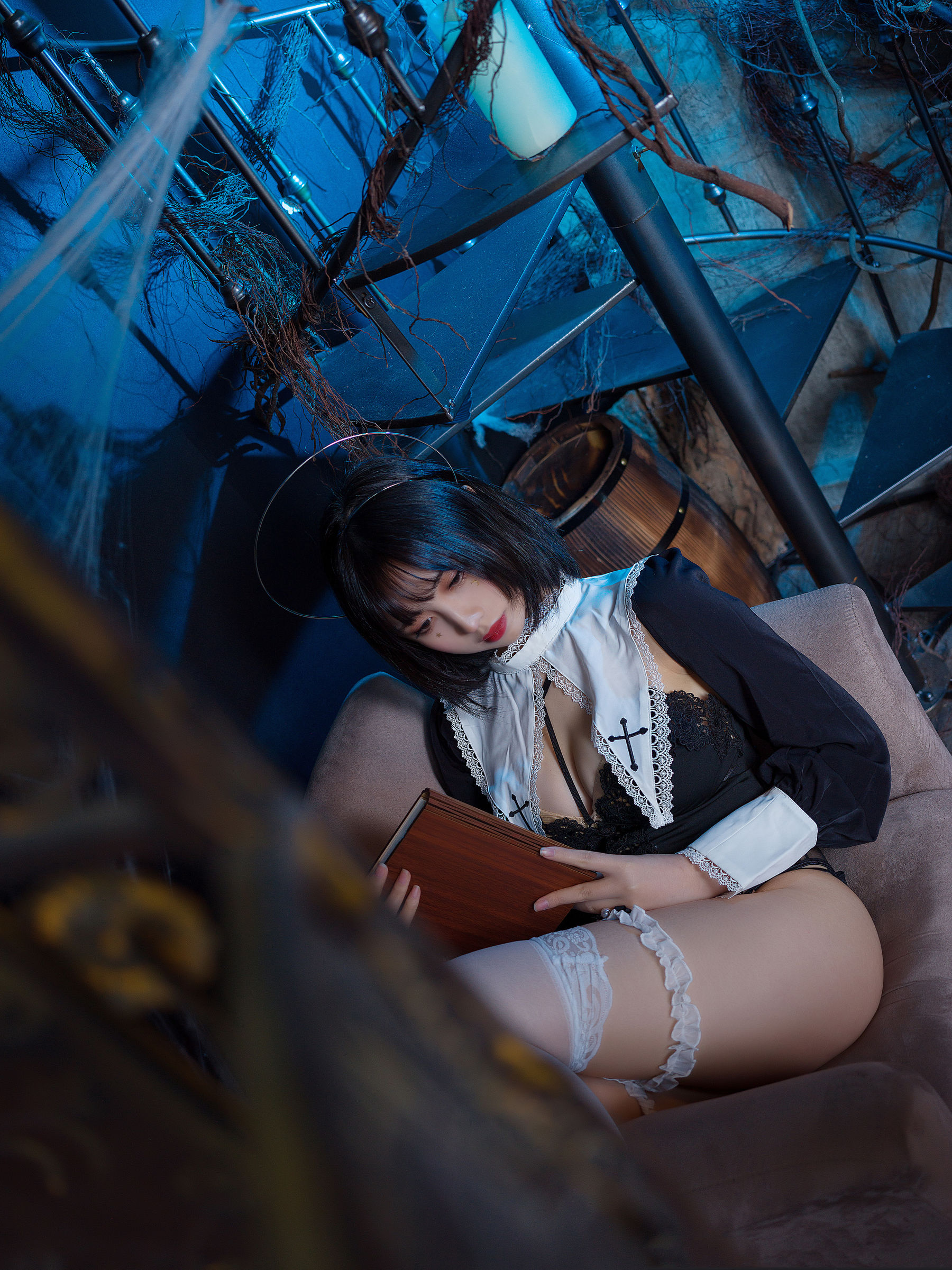 二次元少女念雪ww – 修女 [38P]