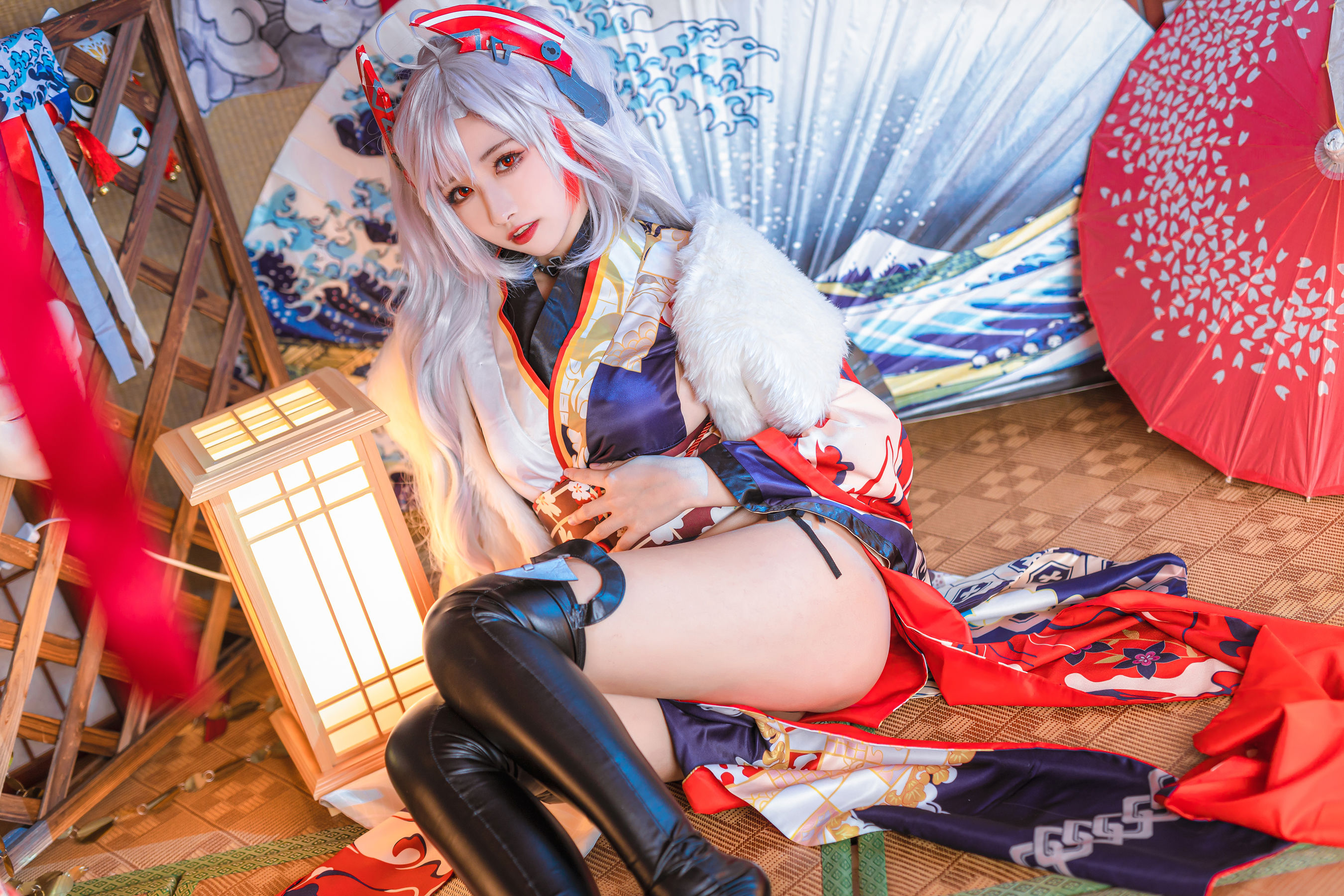 微博妹子Momoko葵葵 – 欧根之和服 [20P]
