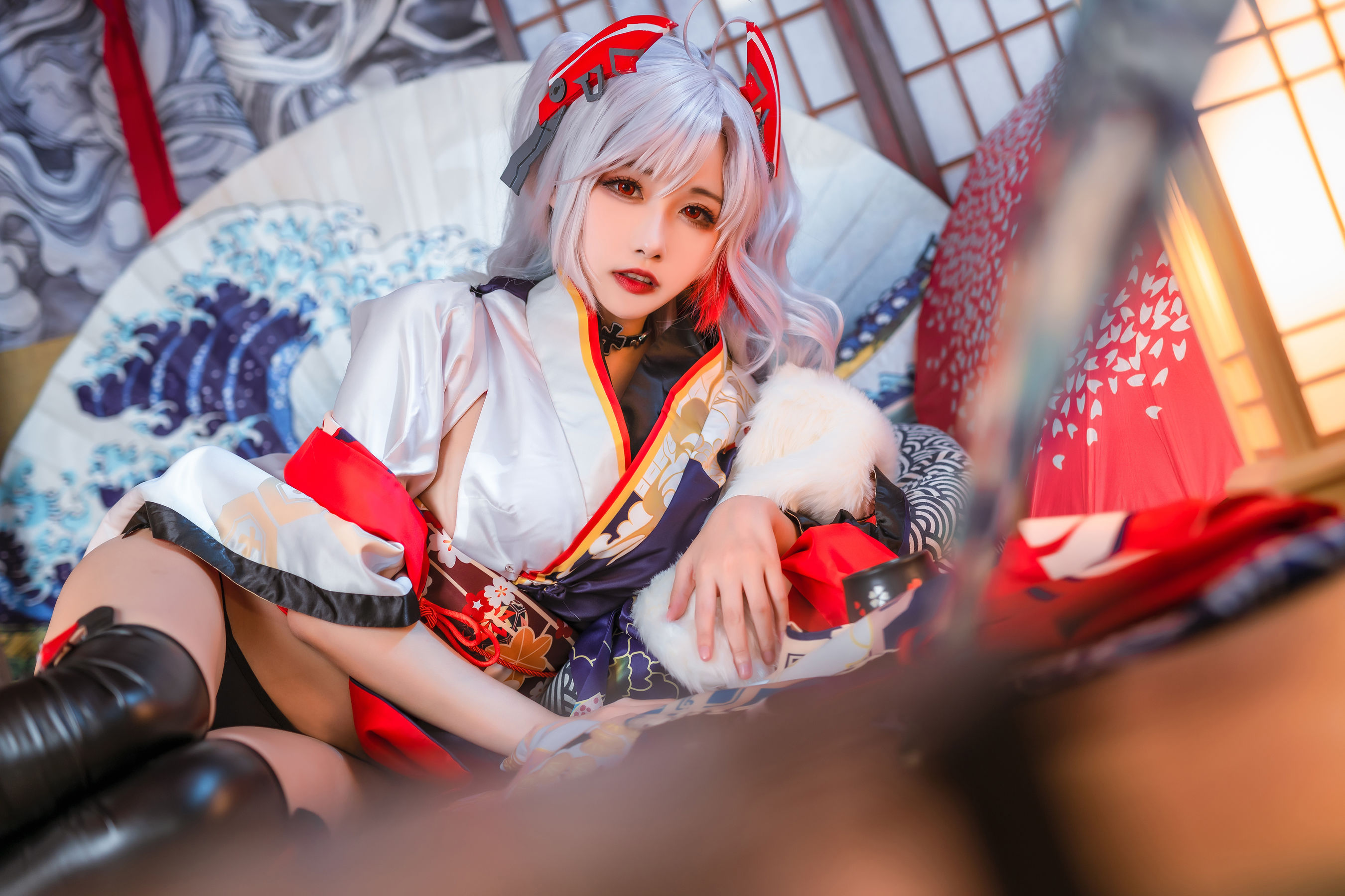 微博妹子Momoko葵葵 – 欧根之和服 [20P]