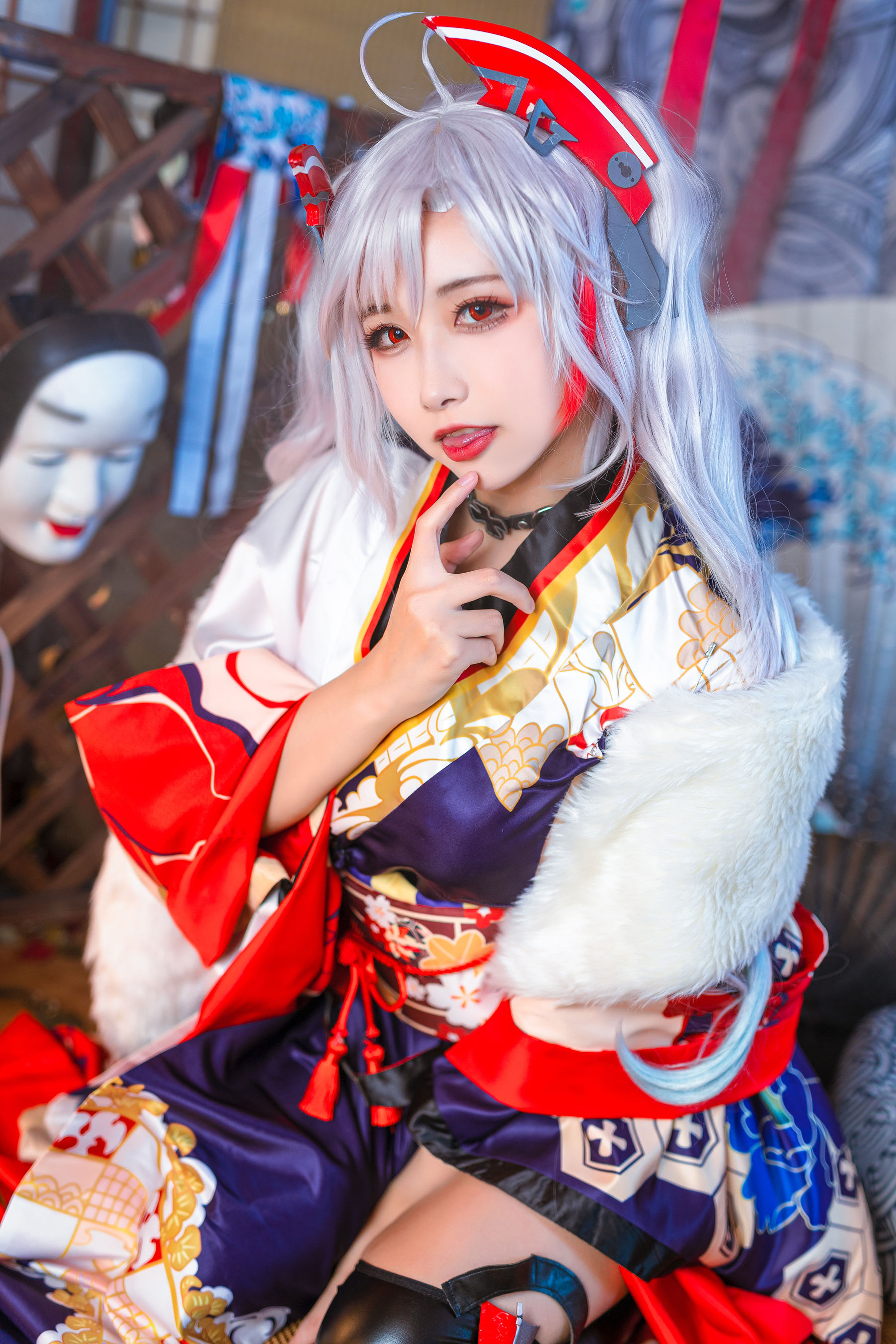 微博妹子Momoko葵葵 – 欧根之和服 [20P]