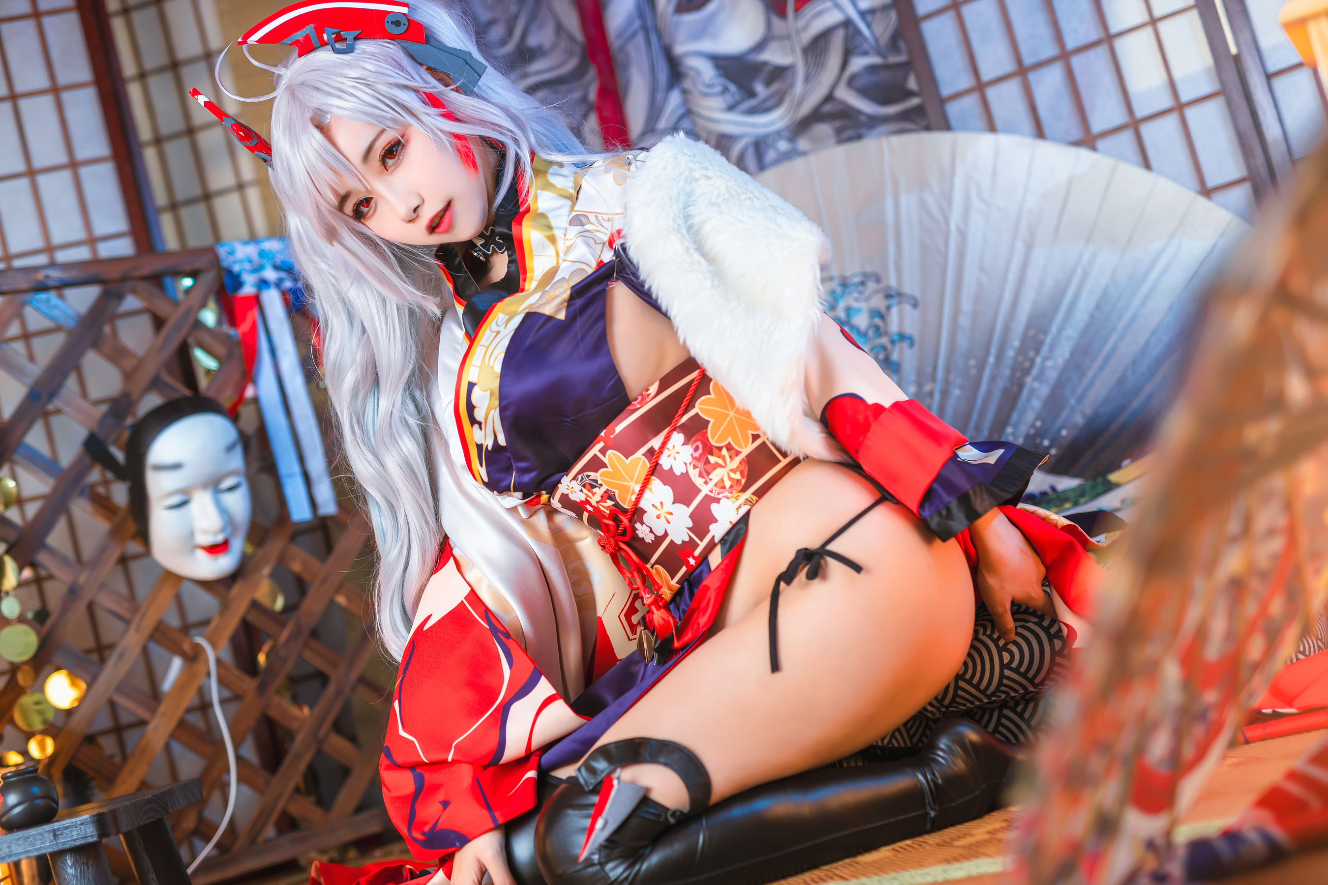 微博妹子Momoko葵葵 – 欧根之和服 [20P]