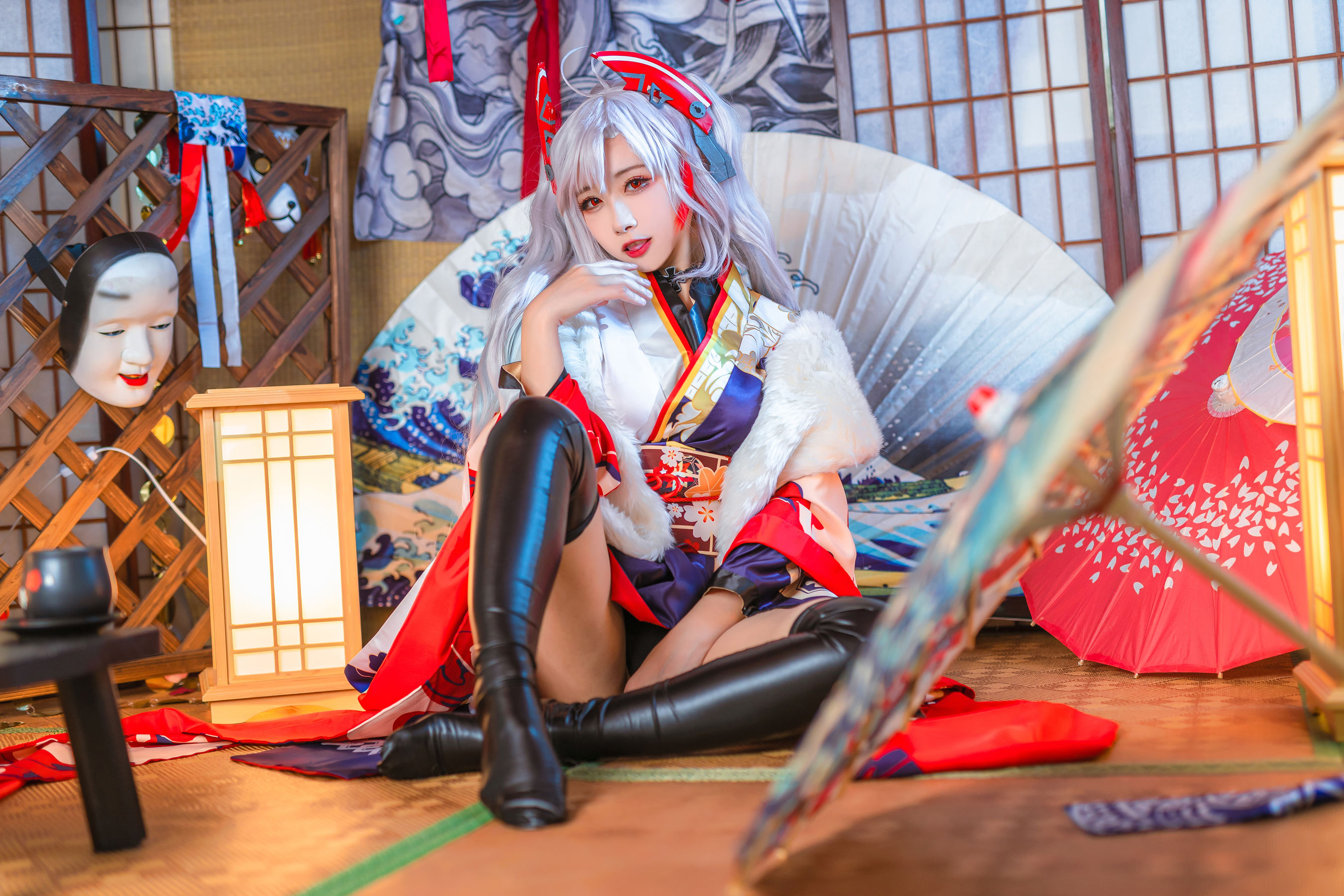 微博妹子Momoko葵葵 – 欧根之和服 [20P]