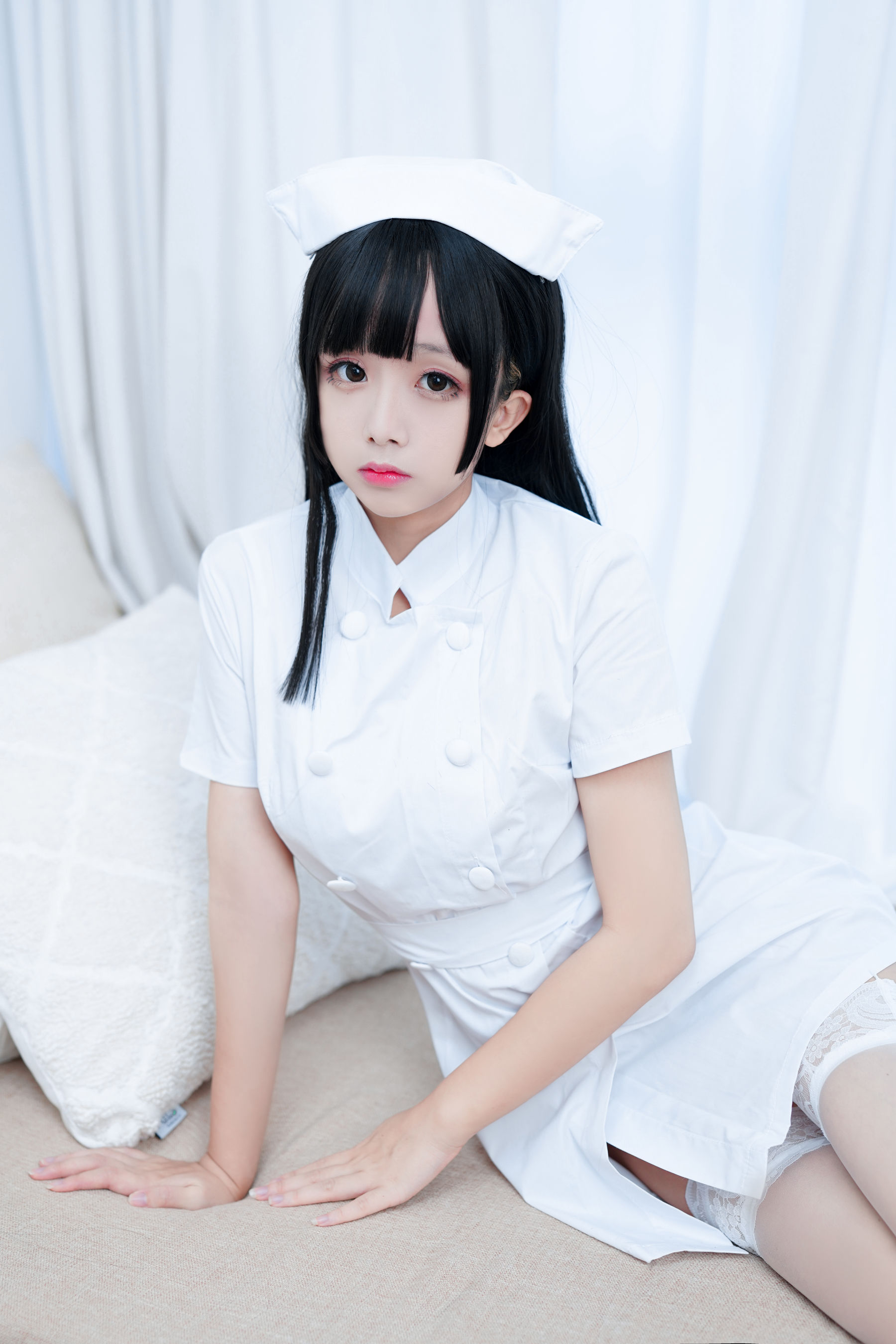 Cosplay日奈娇 – 纯白护士 [87P]