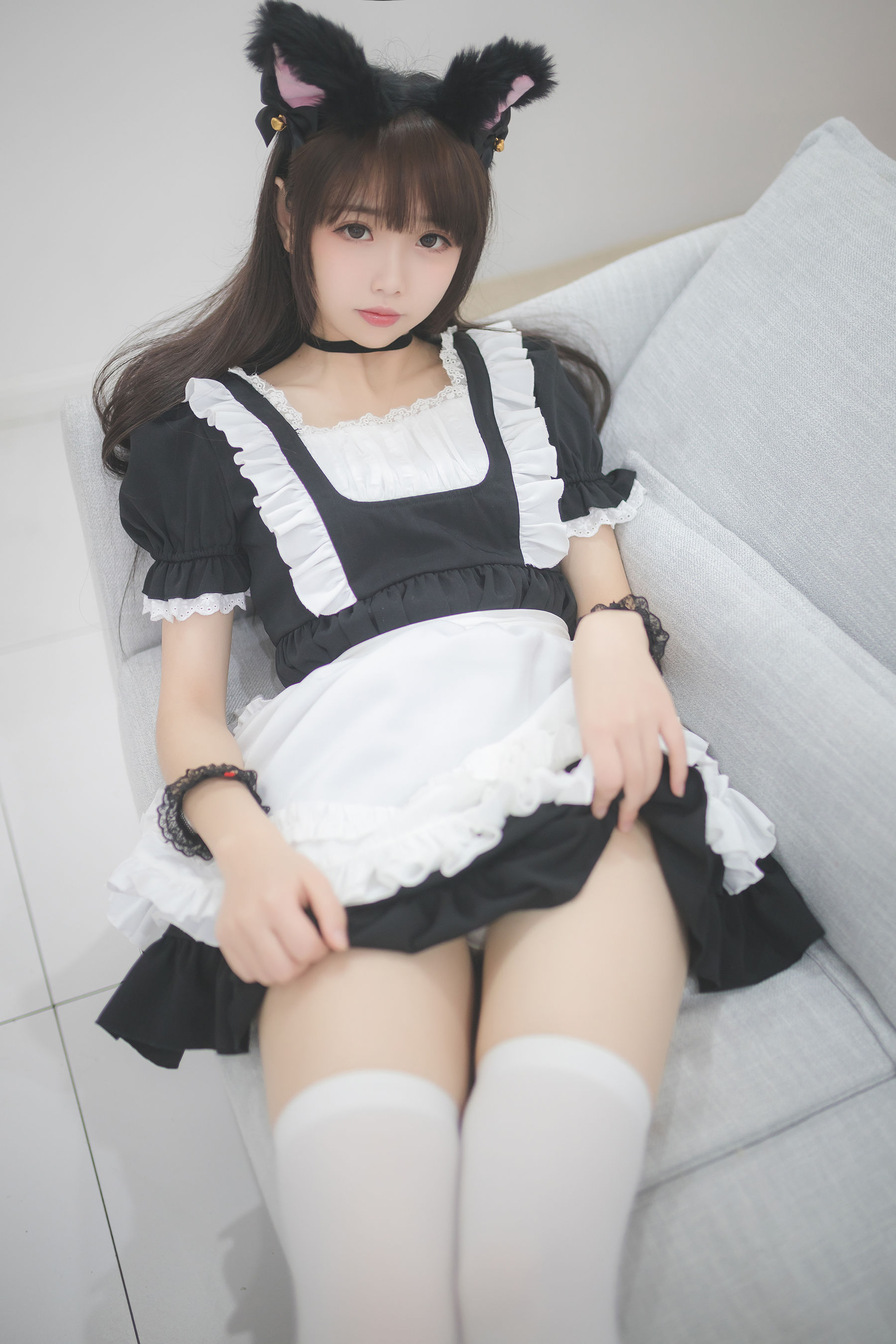 Cos小姐姐雪琪 白丝女仆 [30P]