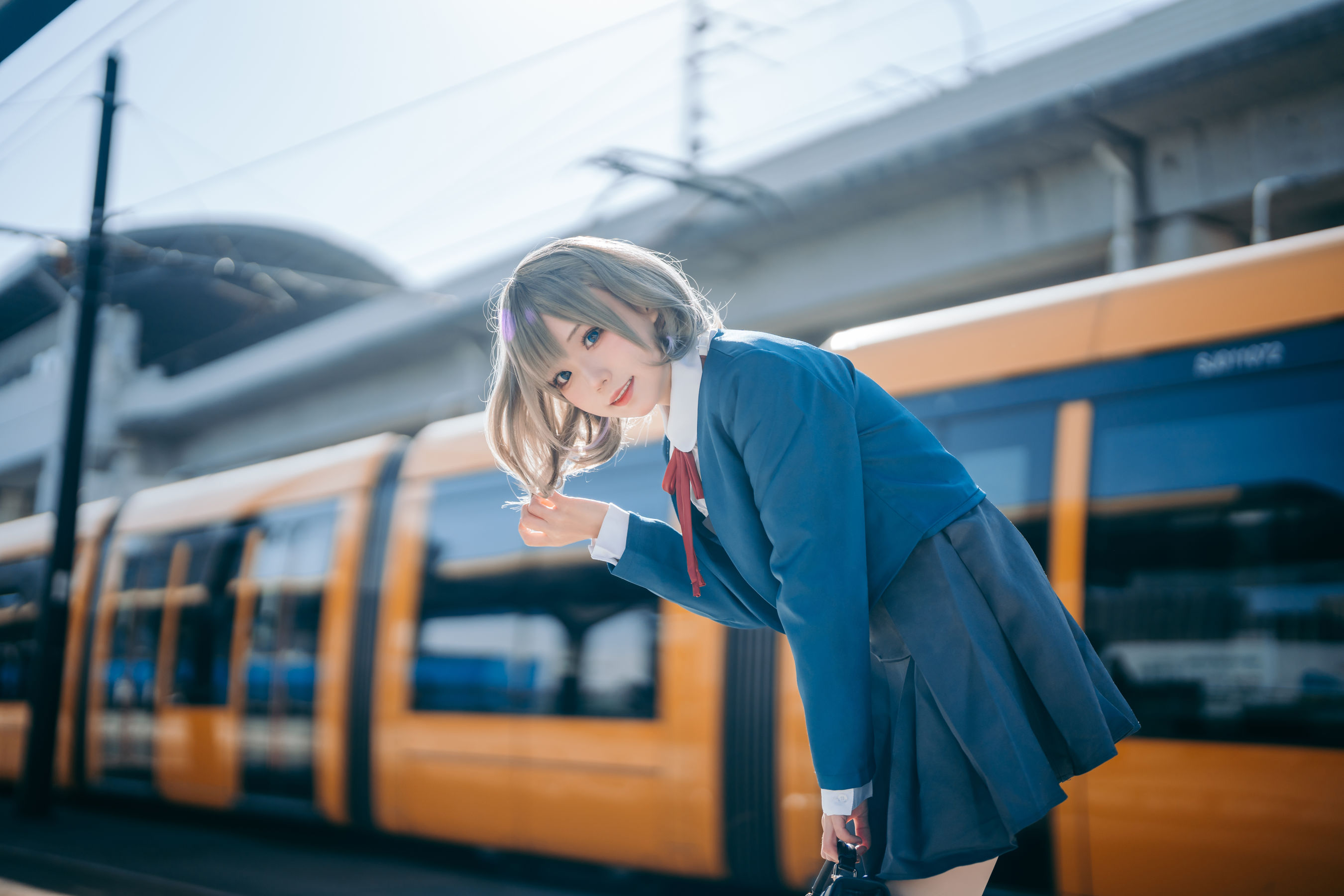 花柒Hana – 唐可可校服 [15P]