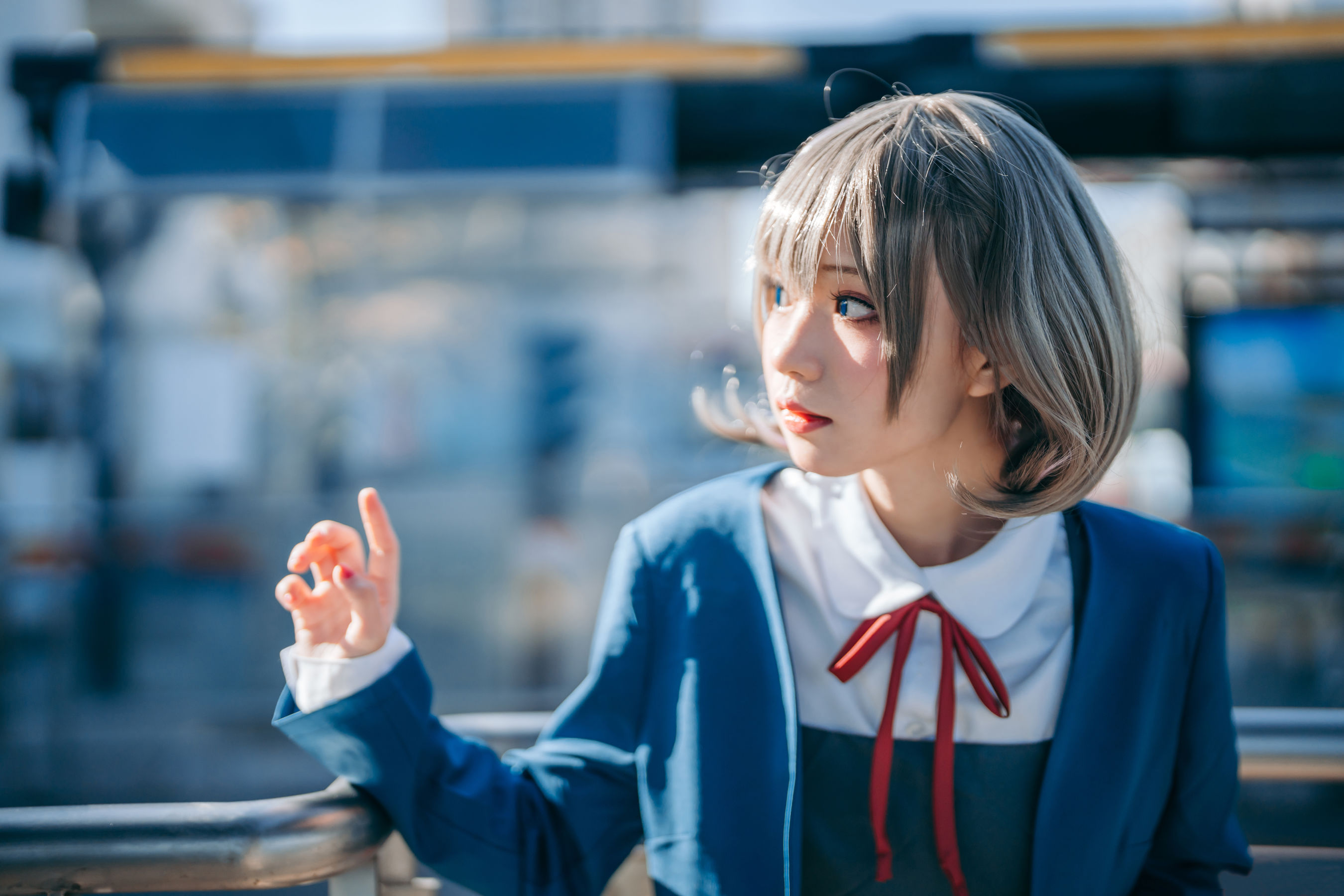花柒Hana – 唐可可校服 [15P]