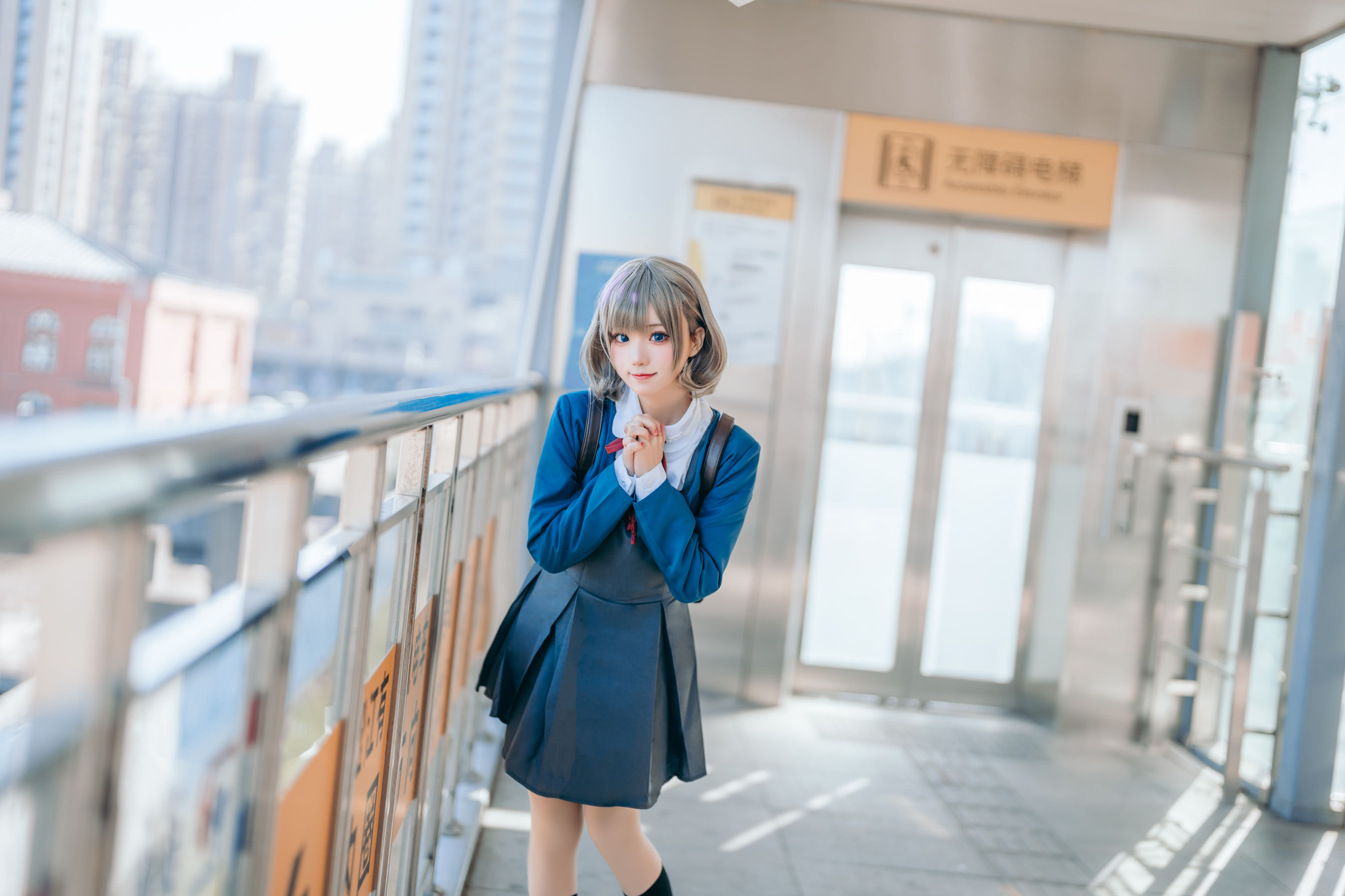 花柒Hana – 唐可可校服 [15P]