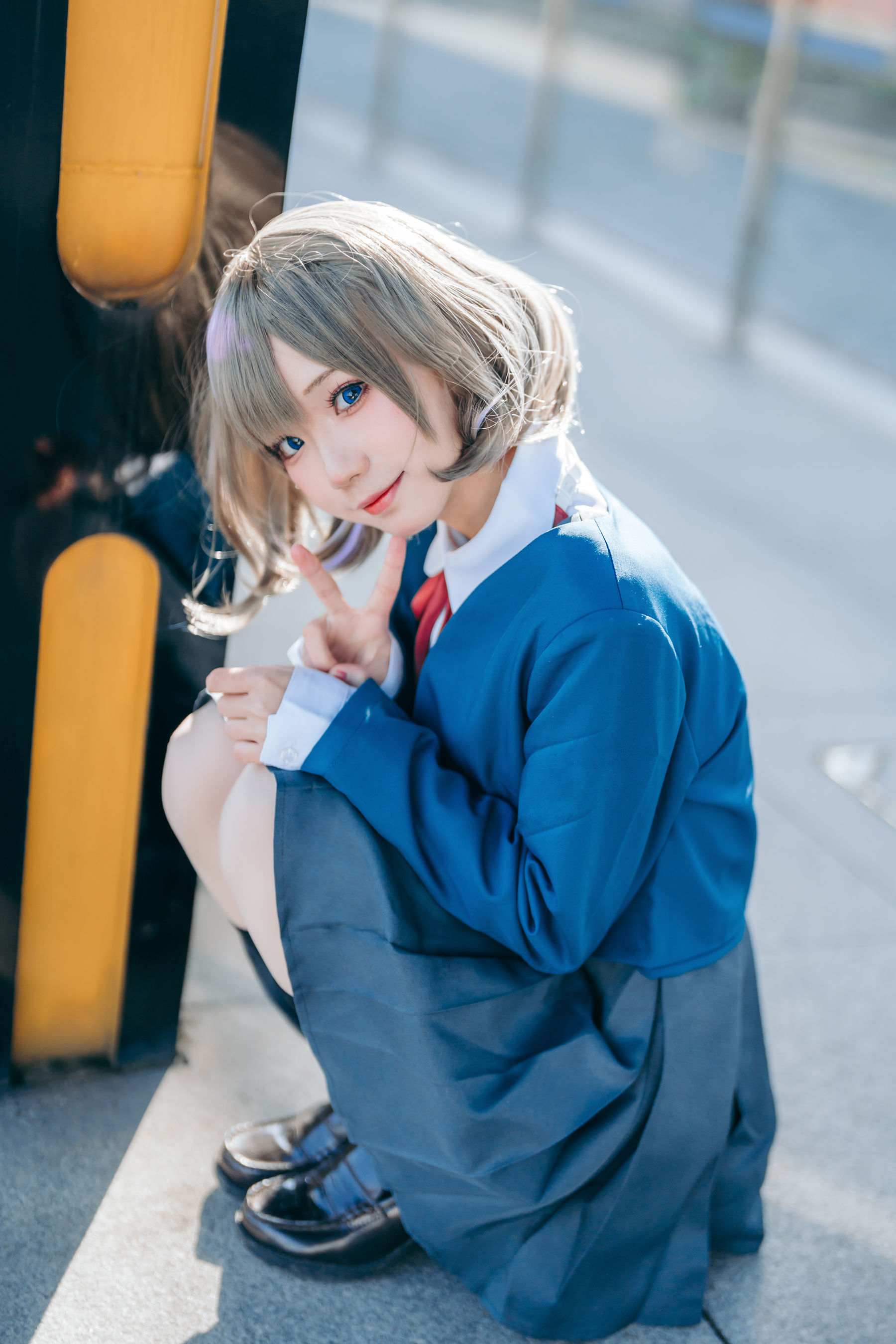 花柒Hana – 唐可可校服 [15P]