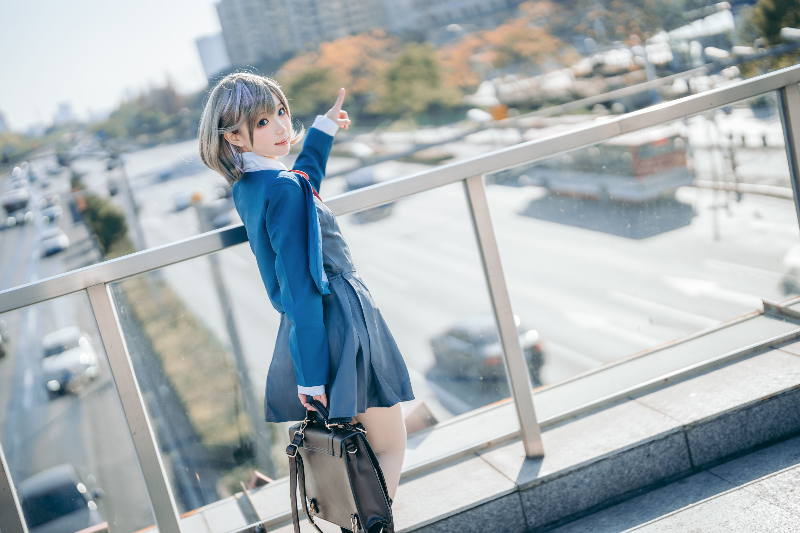 花柒Hana – 唐可可校服 [15P]
