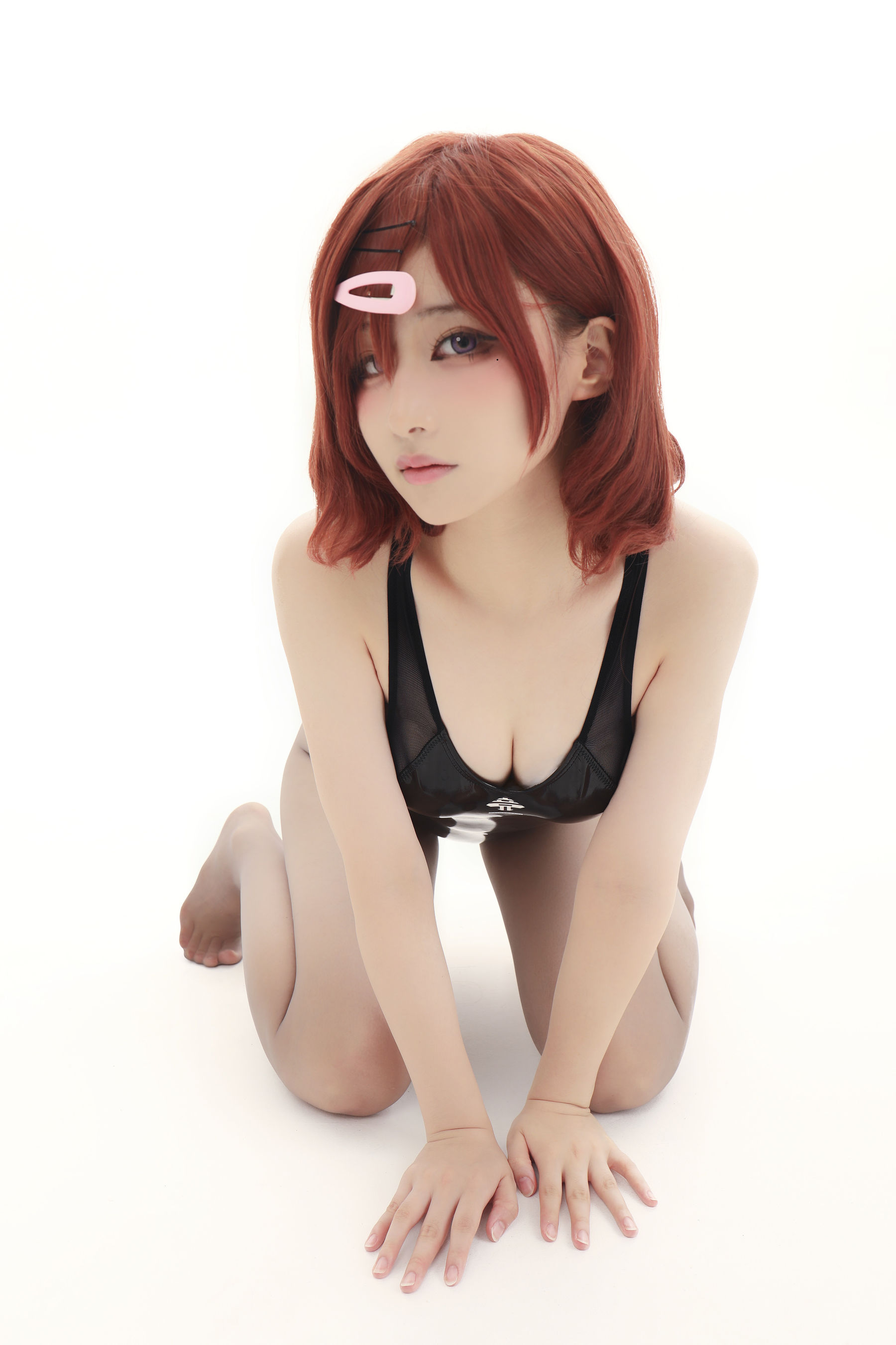 幼愛youmeko – 樋口円香竞泳无衬衫灰丝 [36P]
