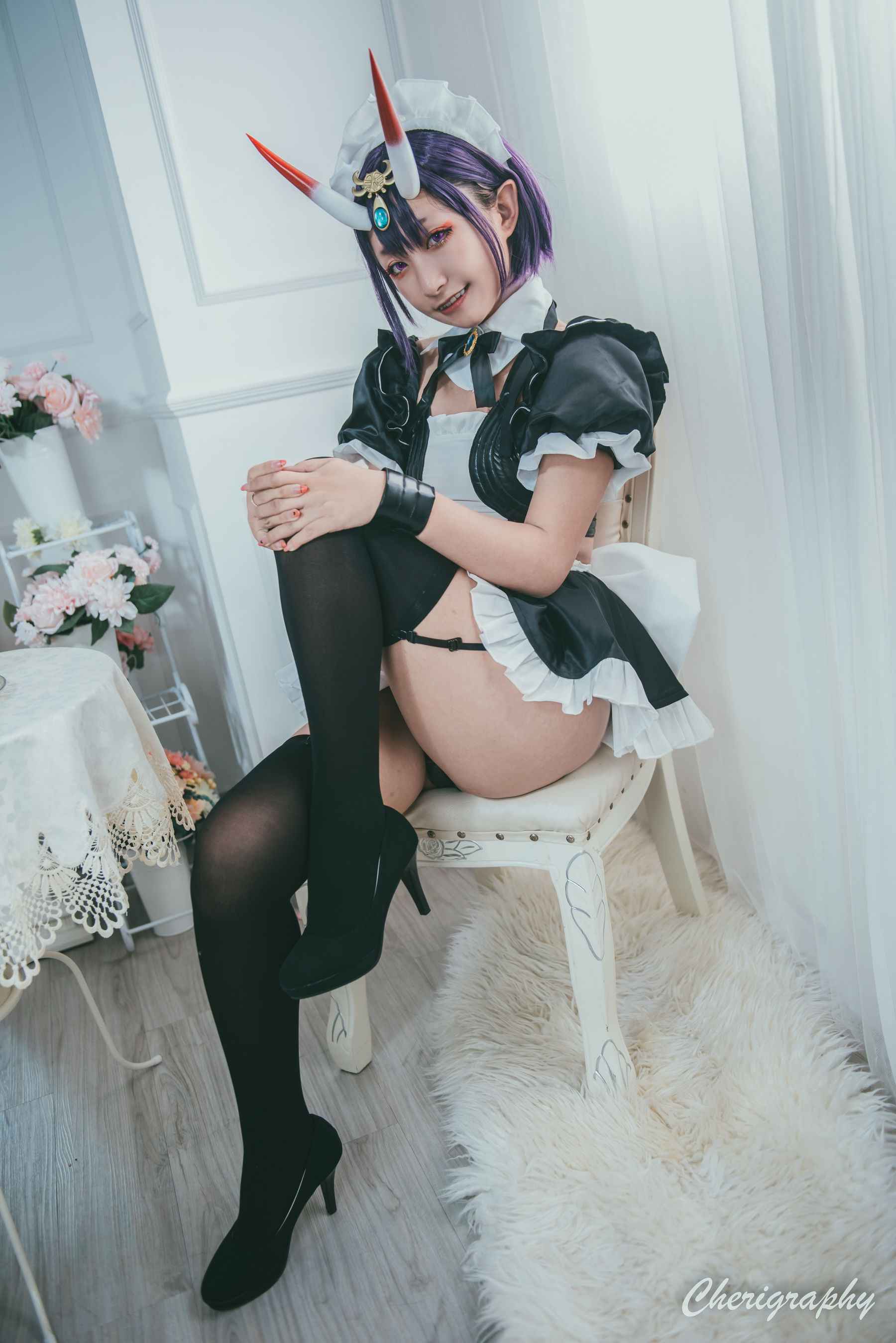 Roroki骷髅姫 – 酒吞女仆 [16P]