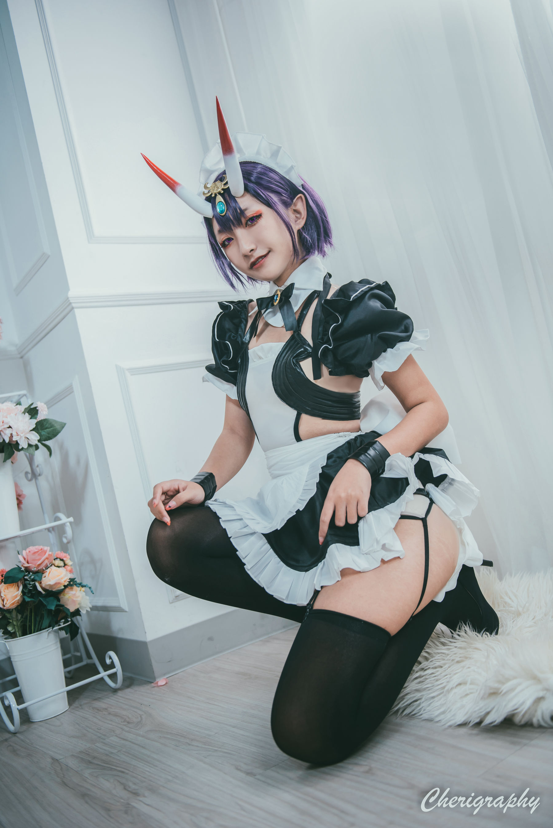 Roroki骷髅姫 – 酒吞女仆 [16P]