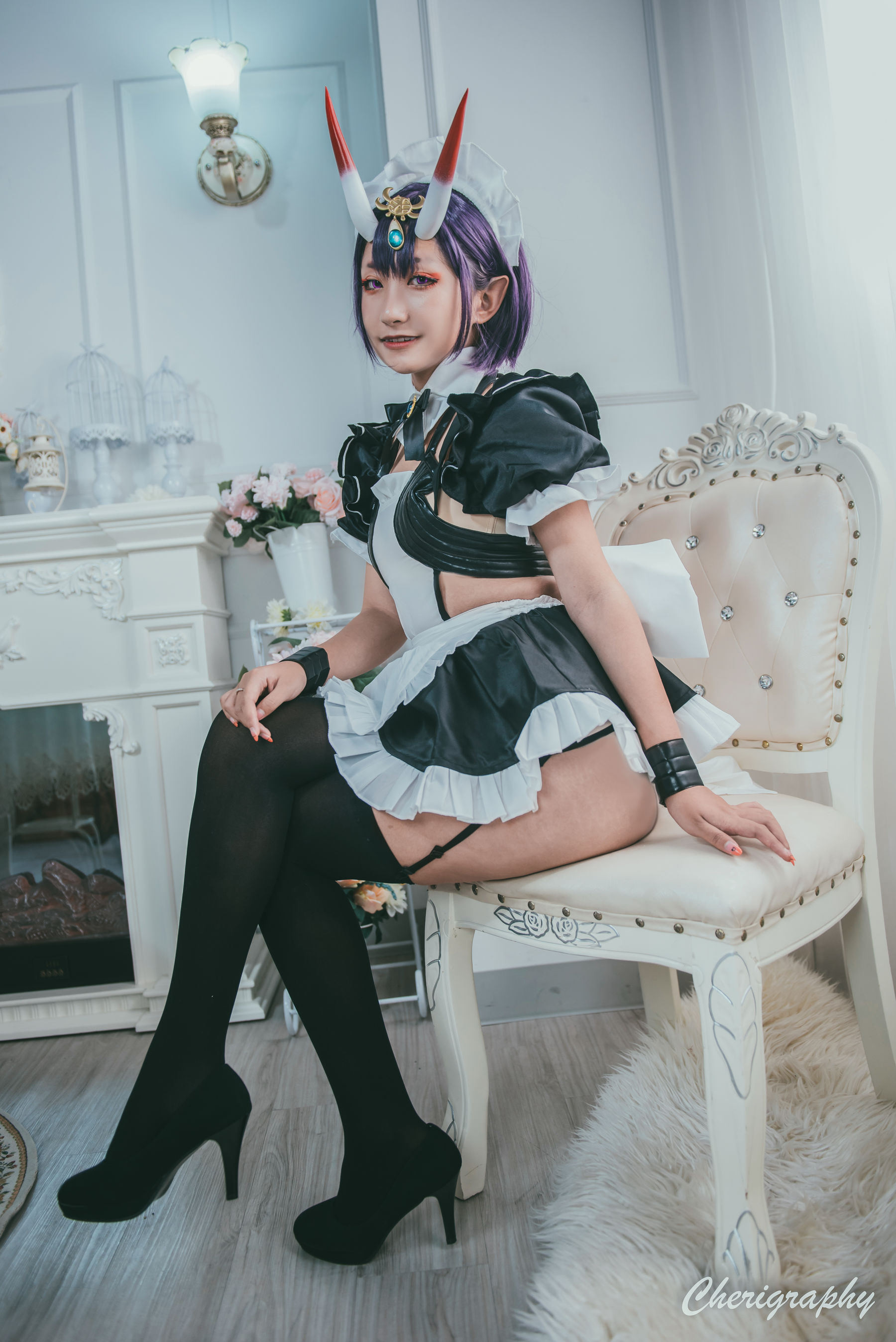 Roroki骷髅姫 – 酒吞女仆 [16P]