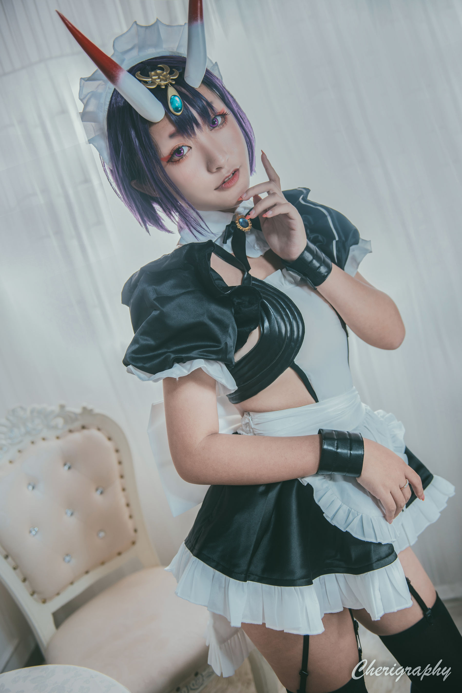 Roroki骷髅姫 – 酒吞女仆 [16P]