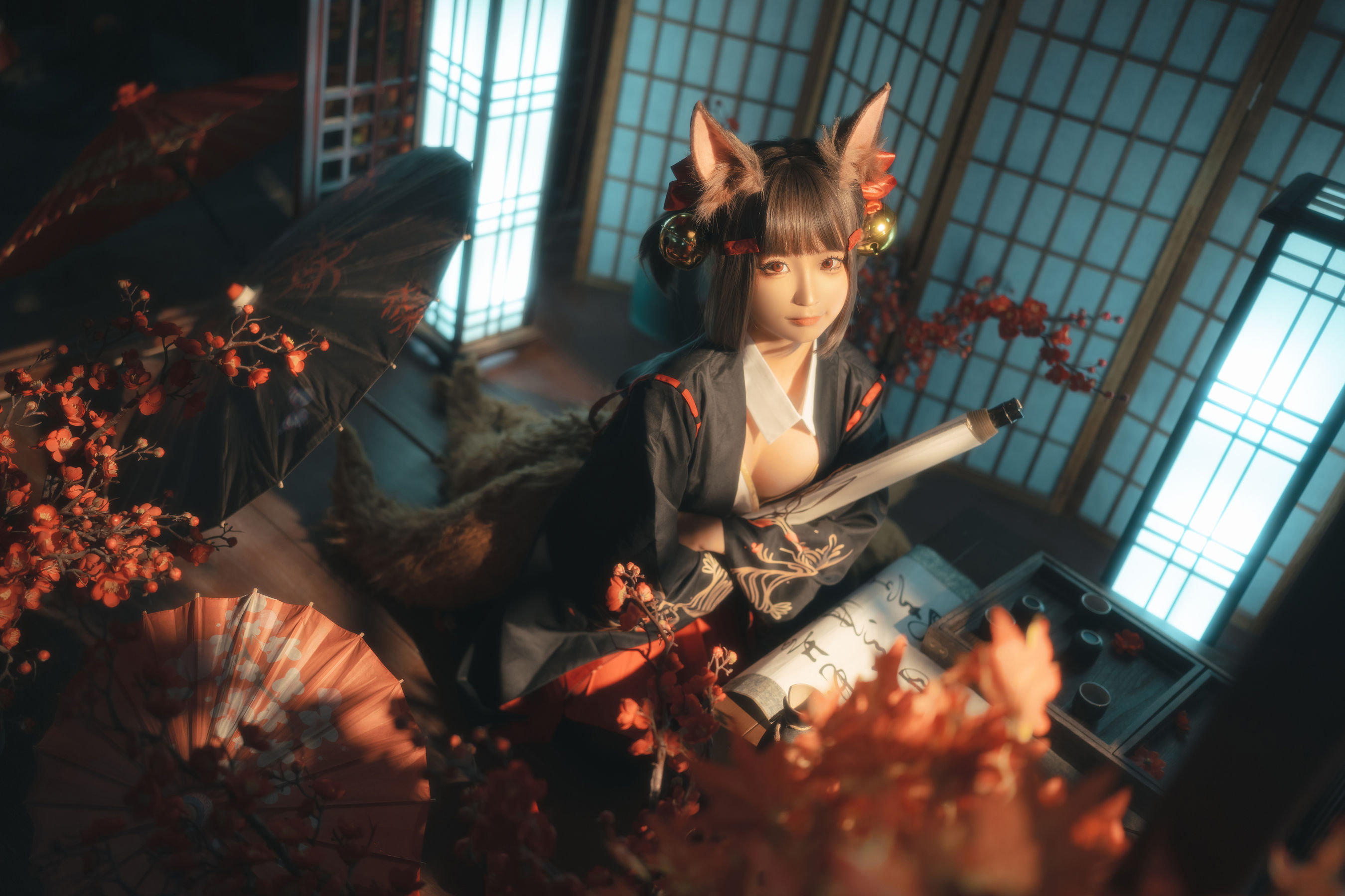 动漫博主蠢沫沫 – 小赤城 [52P]