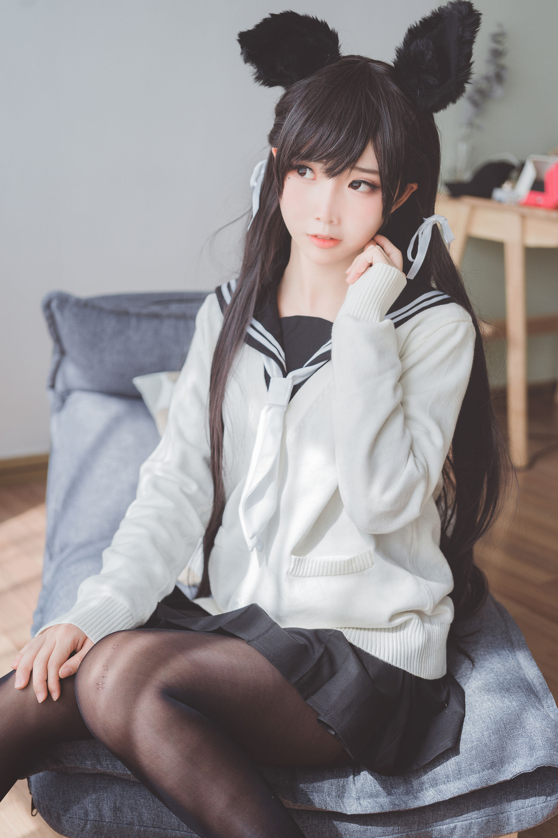 [Cosplay写真] 可爱人气Coser面饼仙儿 – 制服爱宕 [16P]