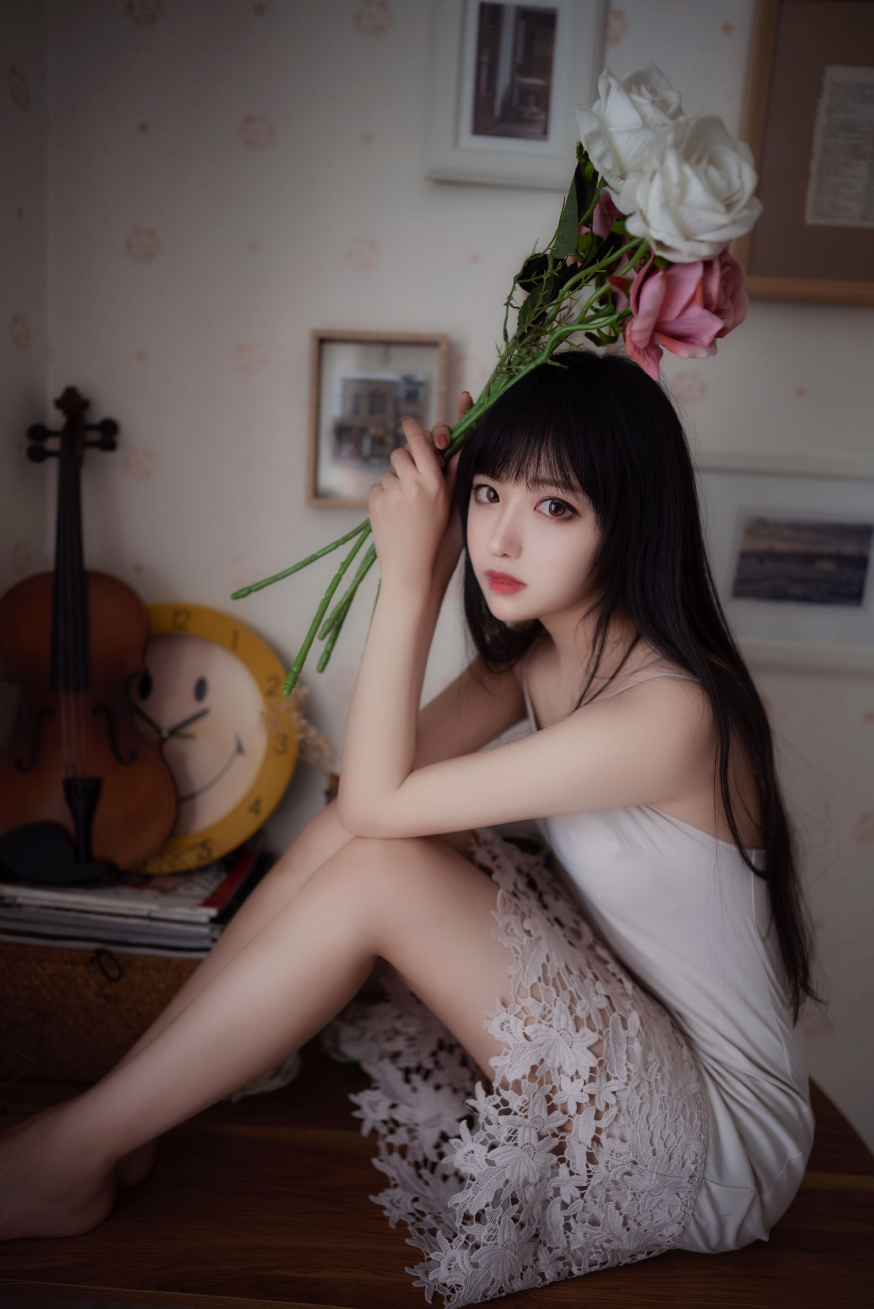 Shika小鹿鹿 – 长发姑娘 [18P]