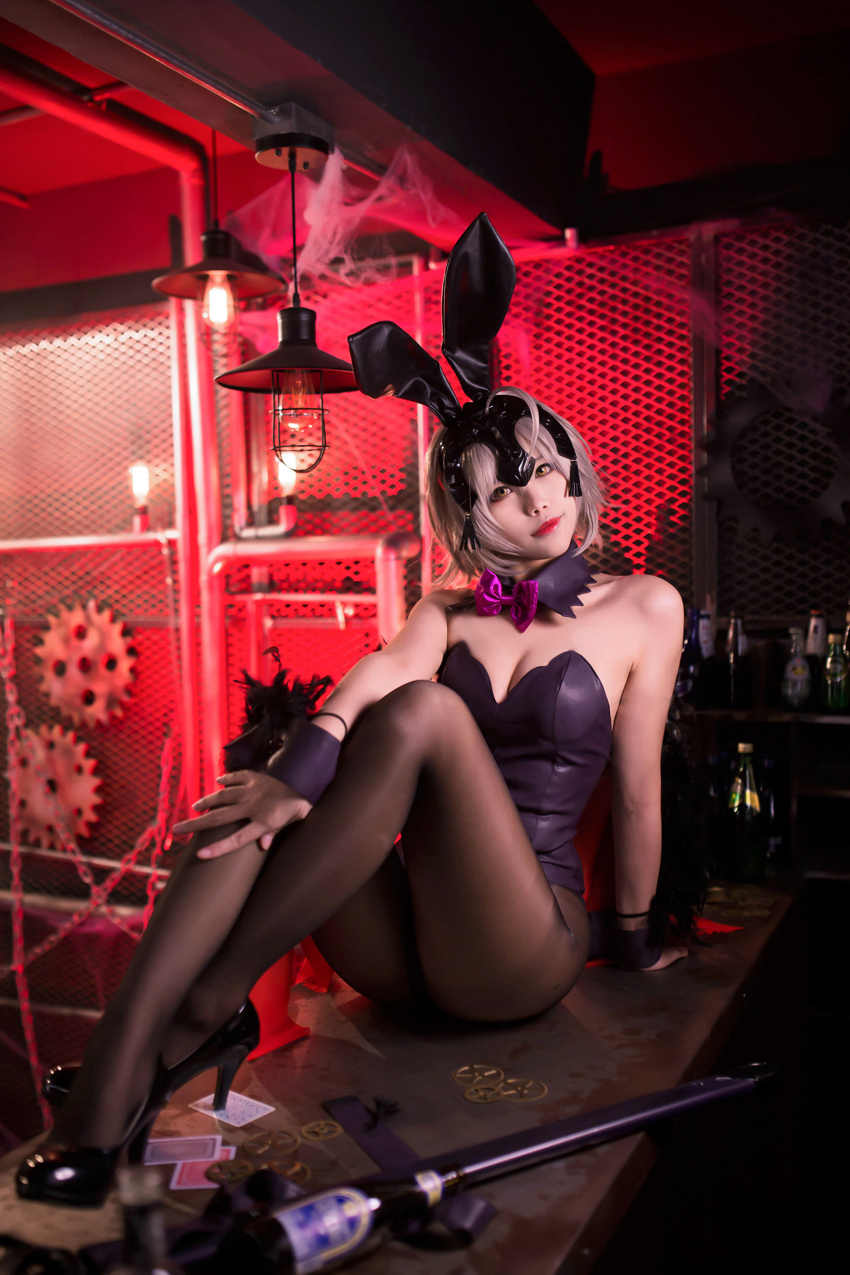 [Cosplay写真] Coser萱-KaYa – 黑贞 兔女郎 [12P]