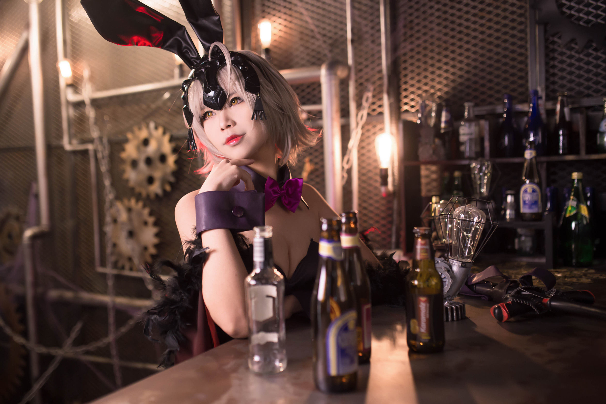 [Cosplay写真] Coser萱-KaYa – 黑贞 兔女郎 [12P]