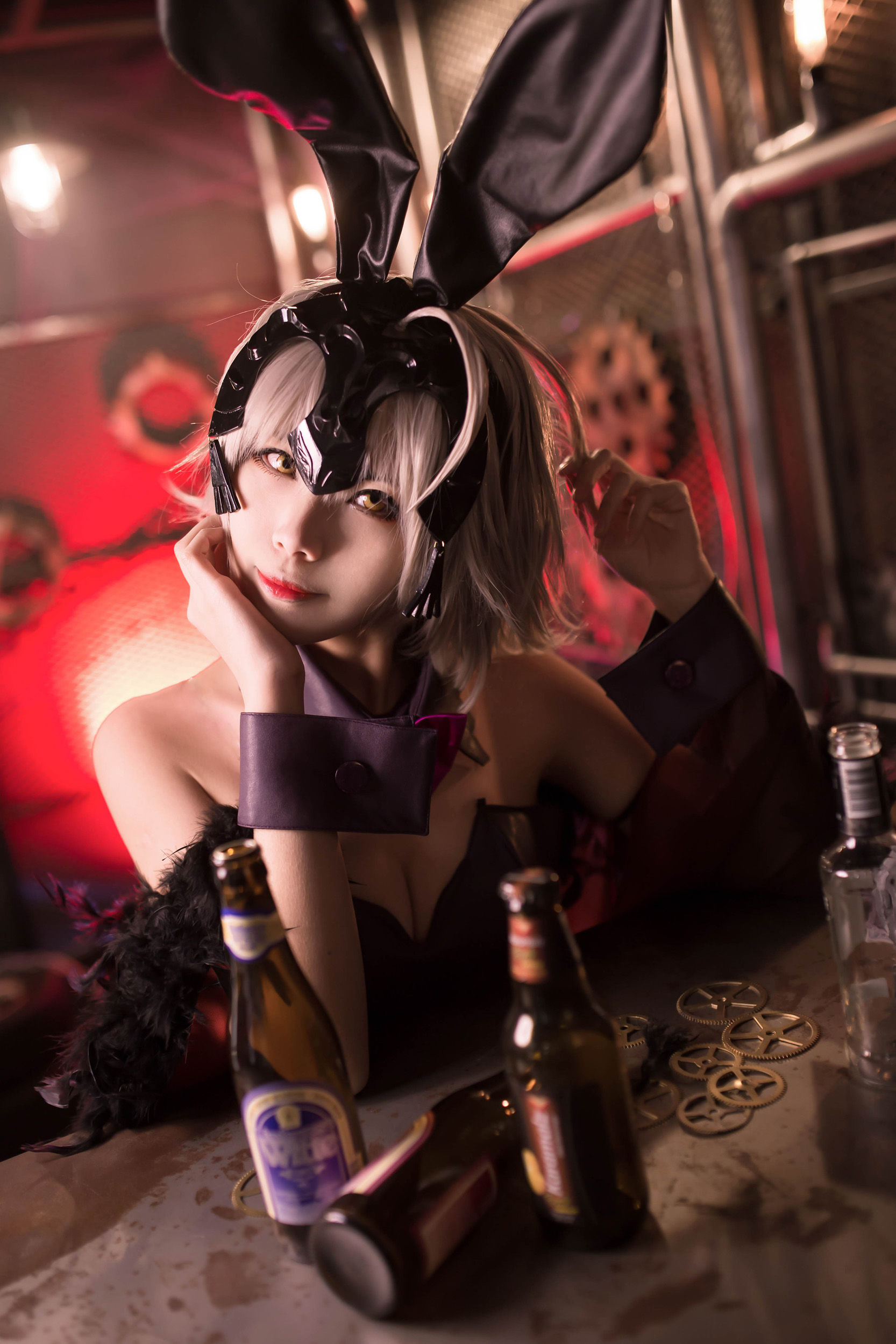 [Cosplay写真] Coser萱-KaYa – 黑贞 兔女郎 [12P]