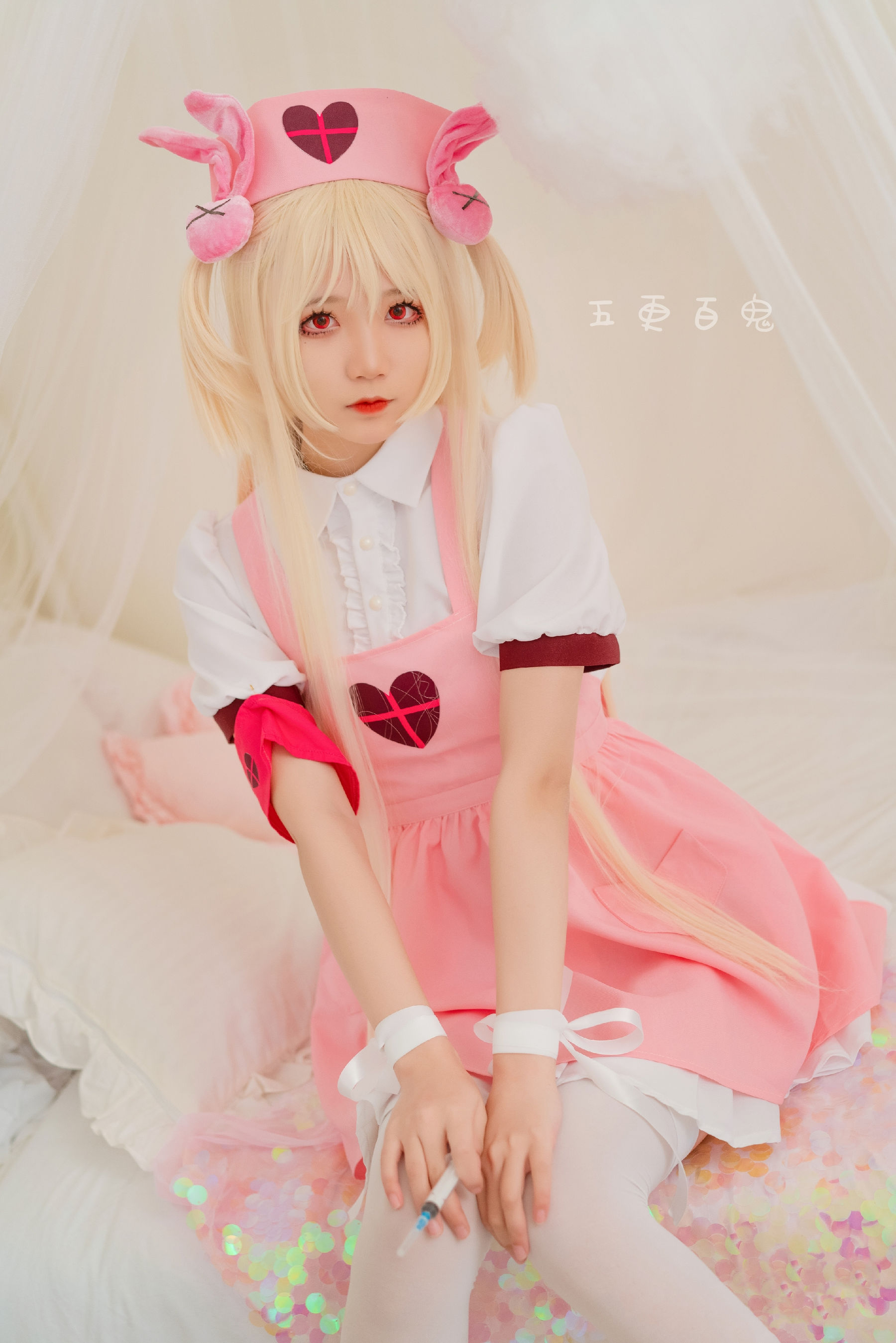 [Cosplay写真] 清纯少女五更百鬼 – 小护士 [6P]