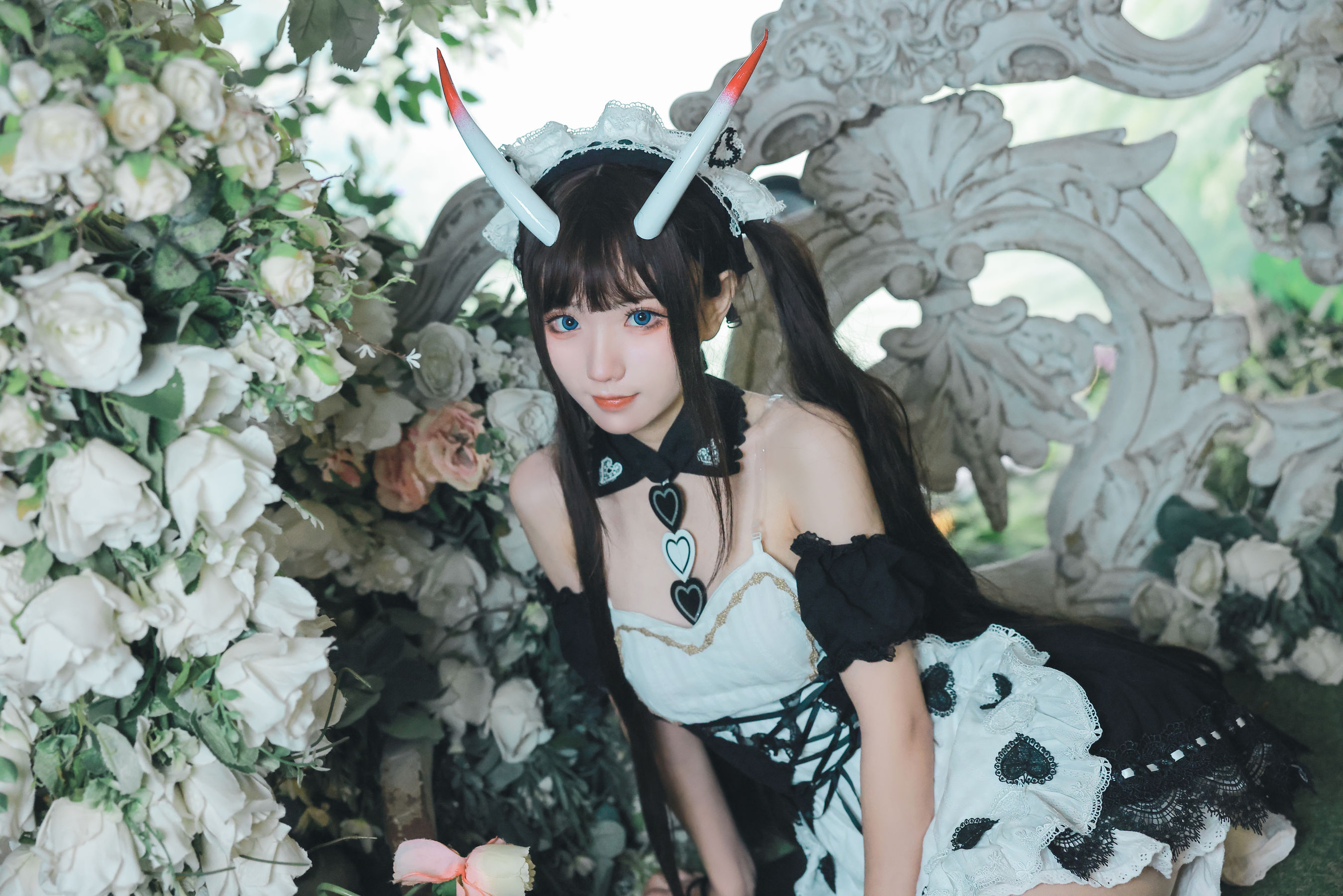 花柒Hana – 能代女仆 [21P]