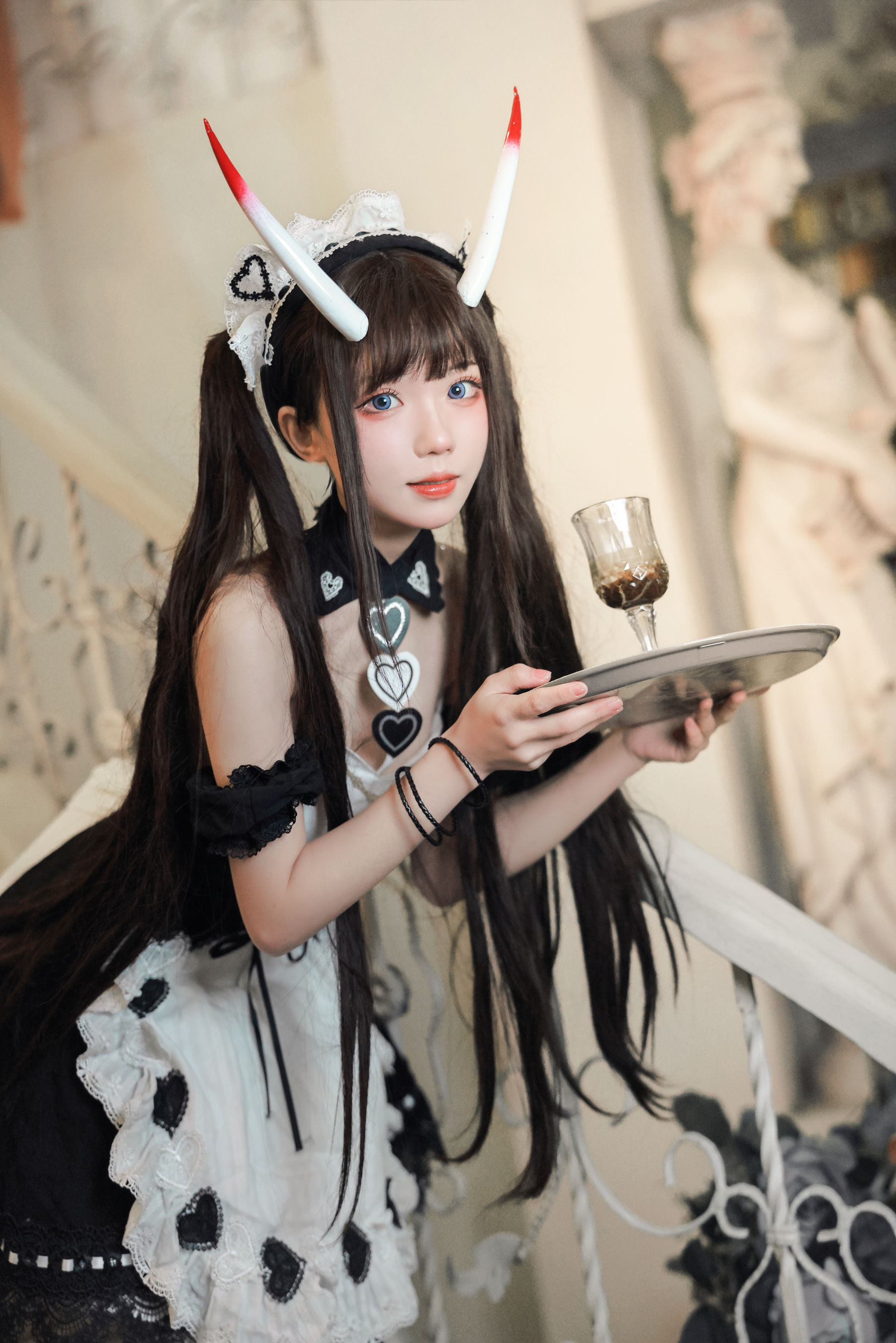 花柒Hana – 能代女仆 [21P]