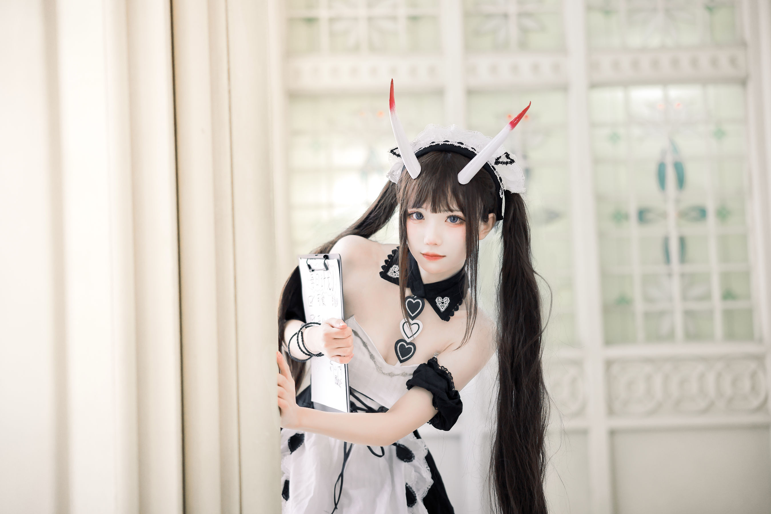 花柒Hana – 能代女仆 [21P]