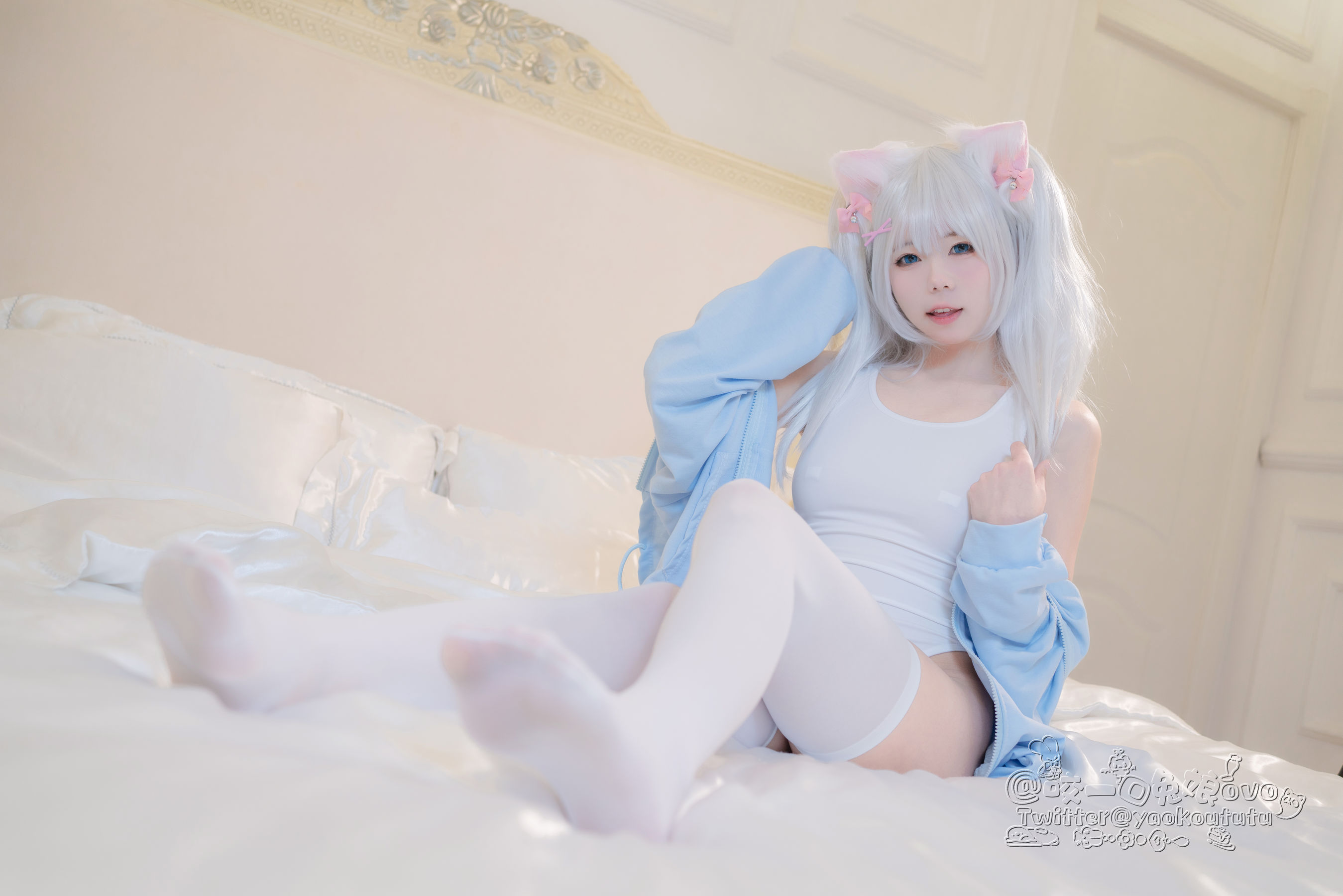 咬一口兔娘 – 做你的猫 [55P]
