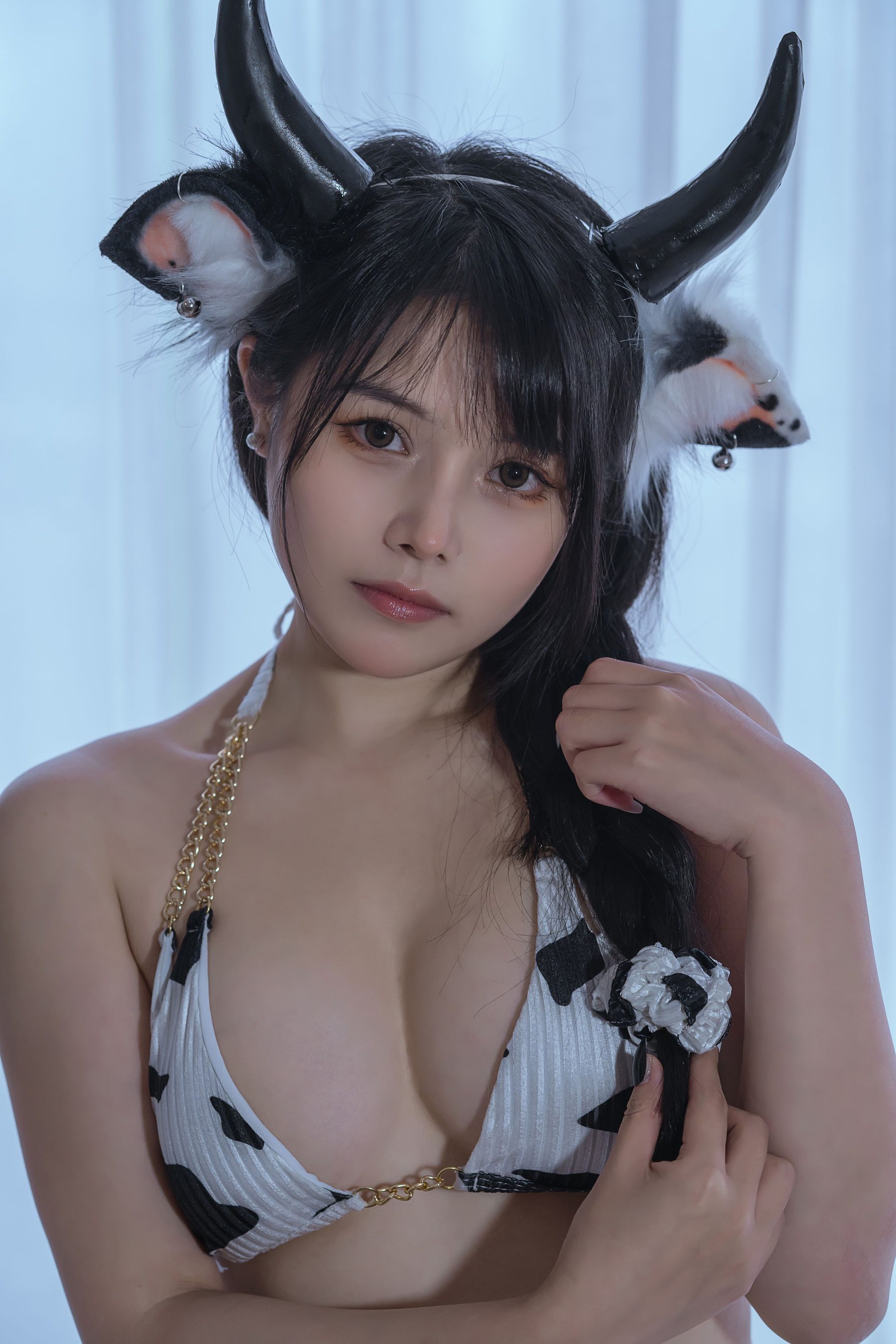 七月喵子 – 幻想兽娘集日食 玛琪多 [19P]