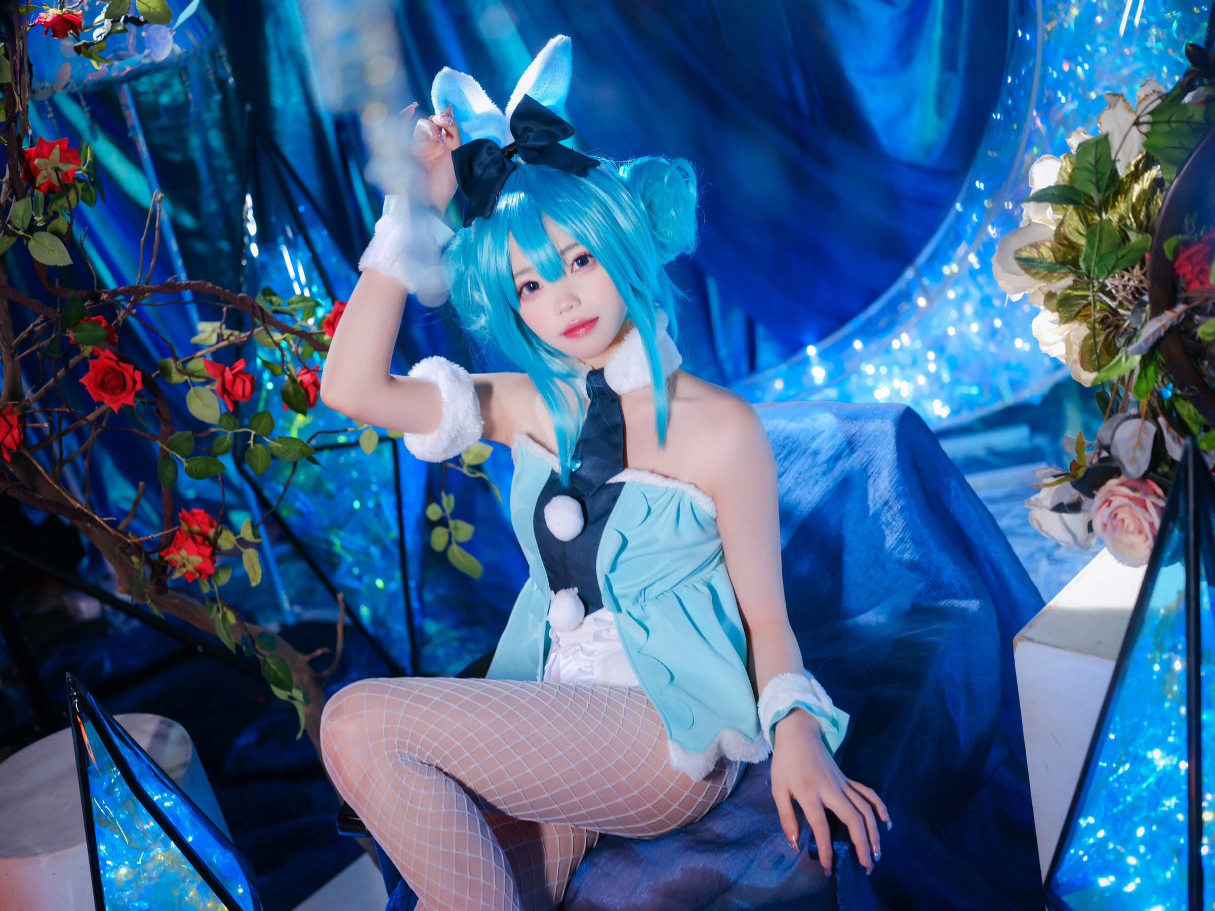 咬一口兔娘 – MIKU初音未来兔女郎 [12P]